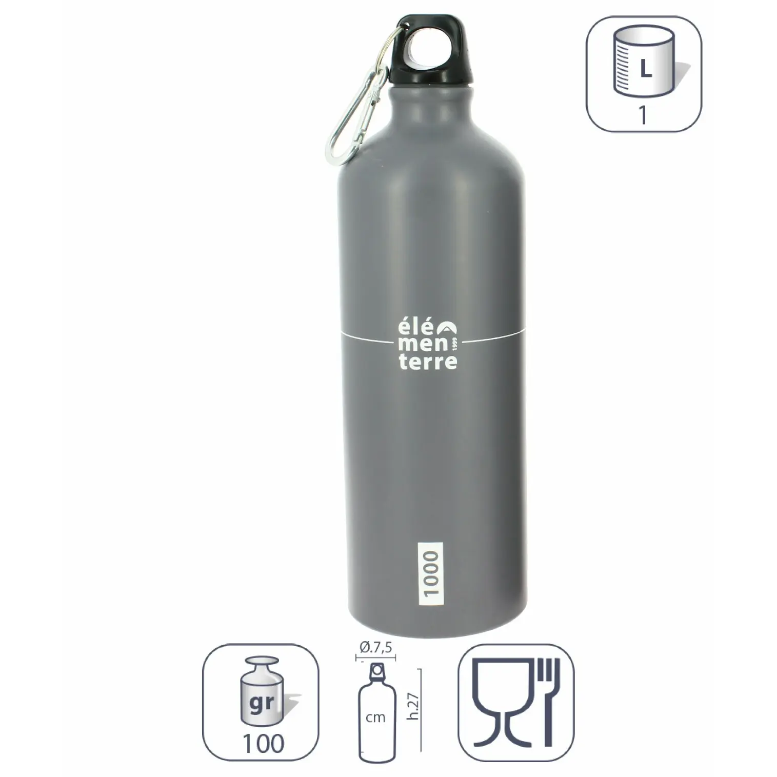 Aluminium Drinkfles Élémenterre Pear