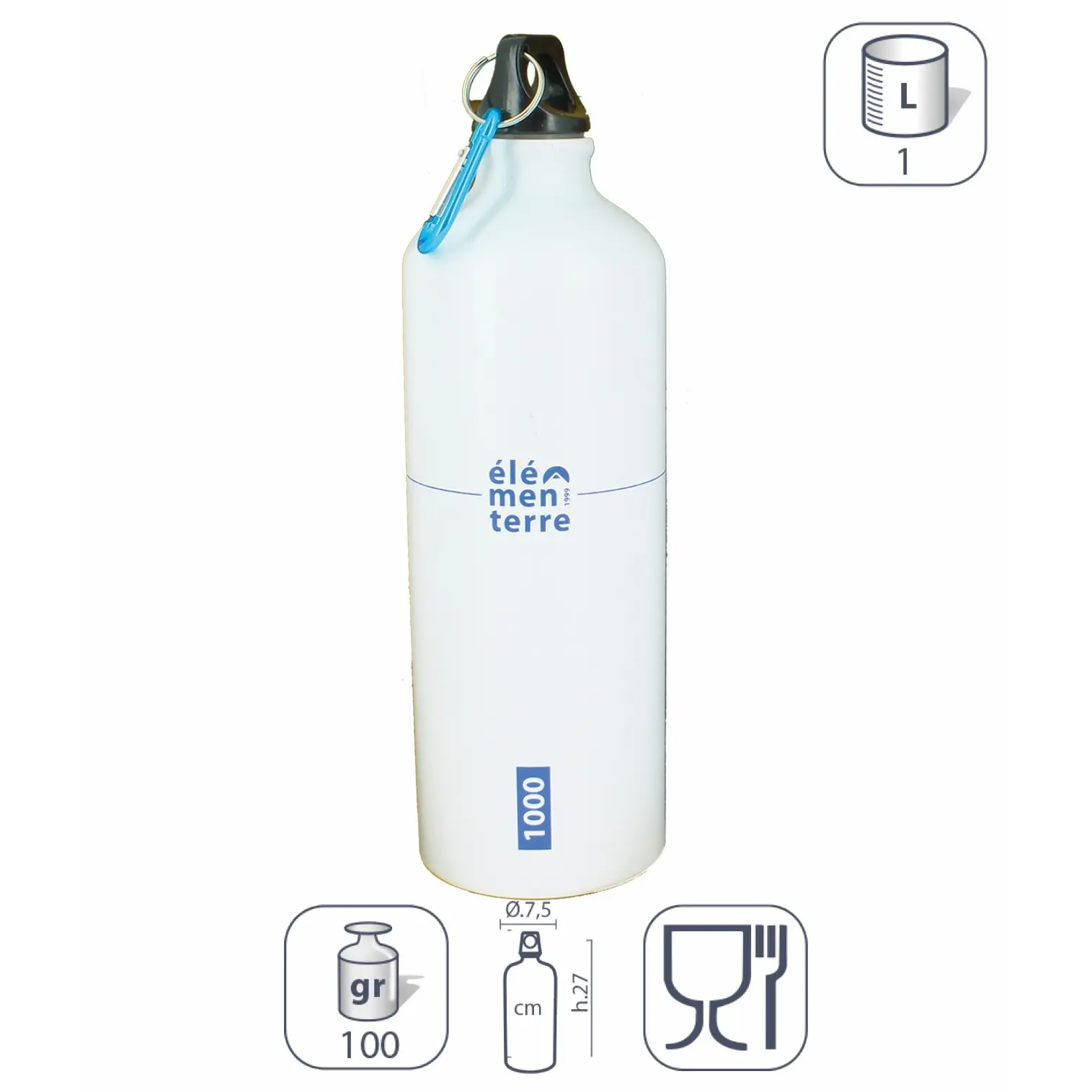 Aluminium Drinkfles Élémenterre Pear
