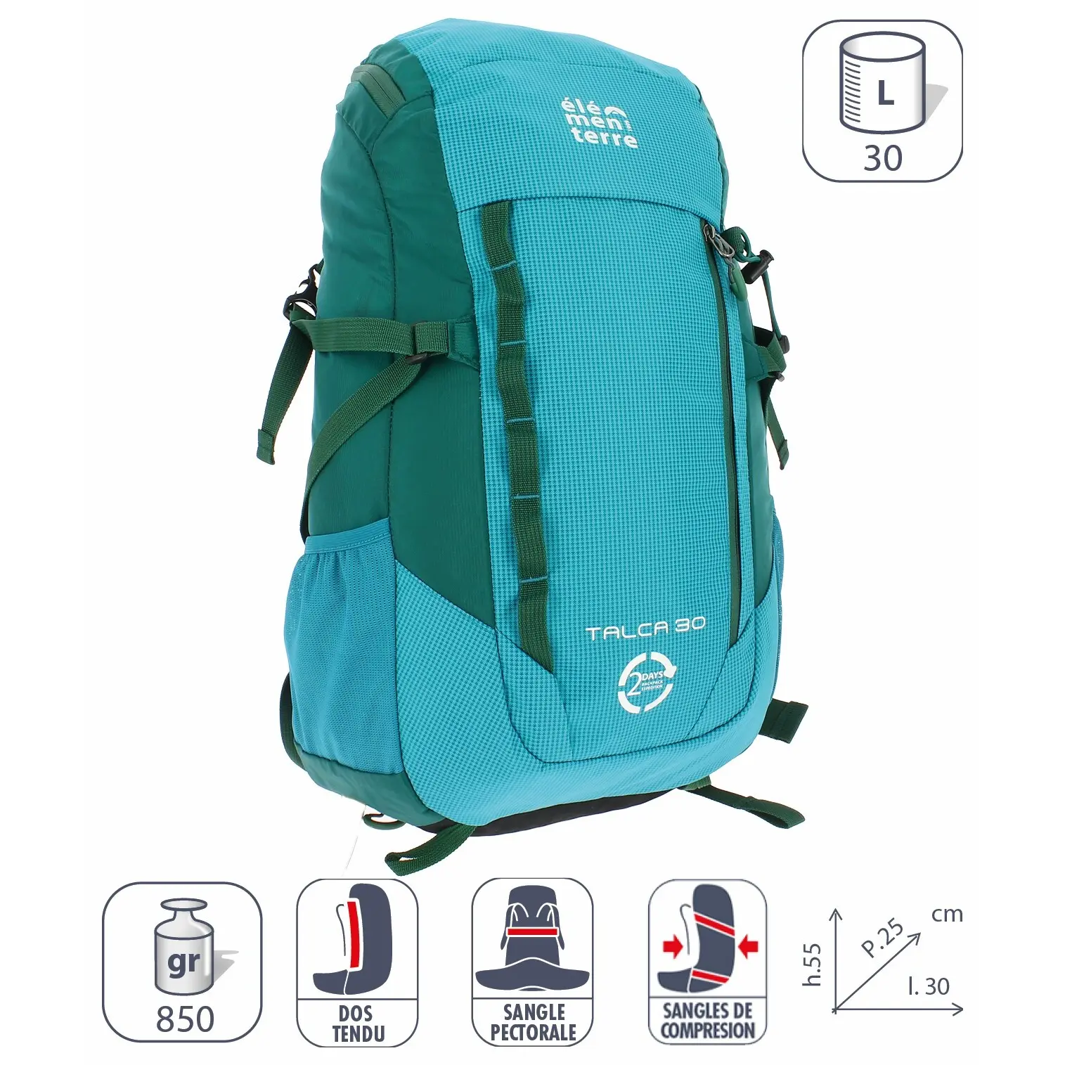 Elementerre talca 30 l backpack