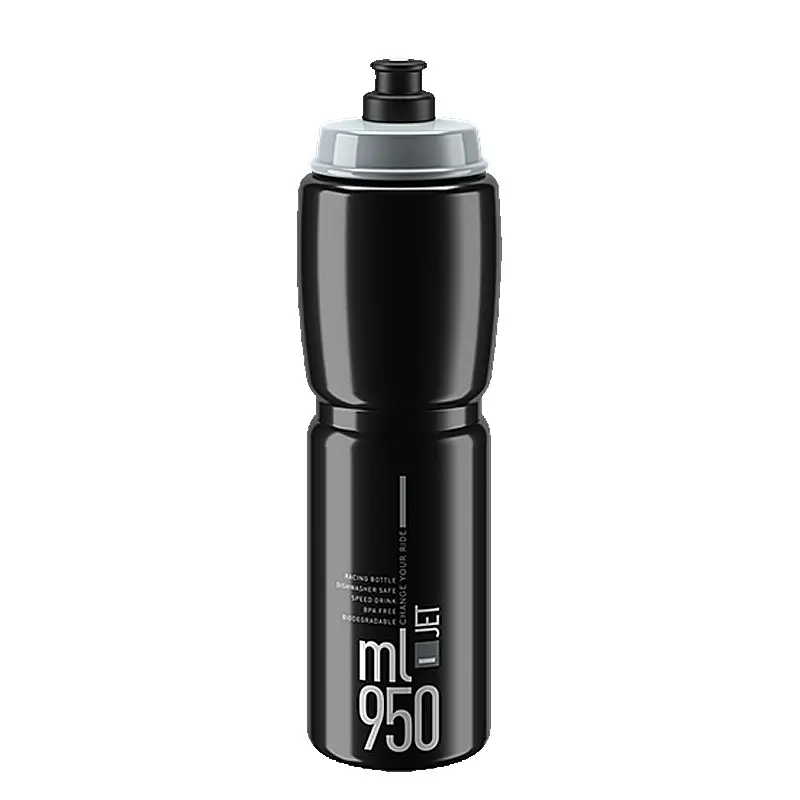 Trinkflasche Jet Plus 950 Ml Schwarz Grau