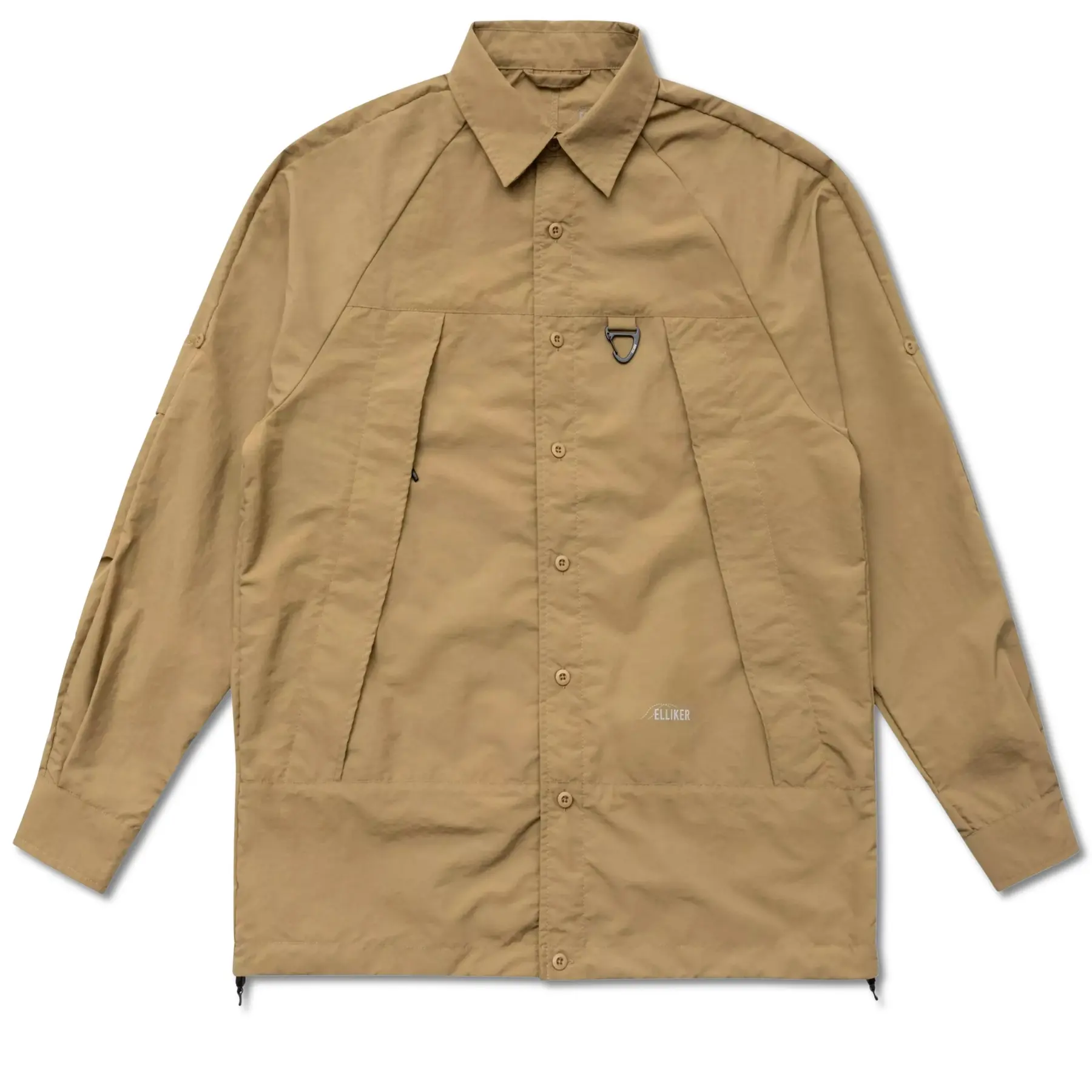 Maglietta tecnica con zip a maniche lunghe Elliker Craw