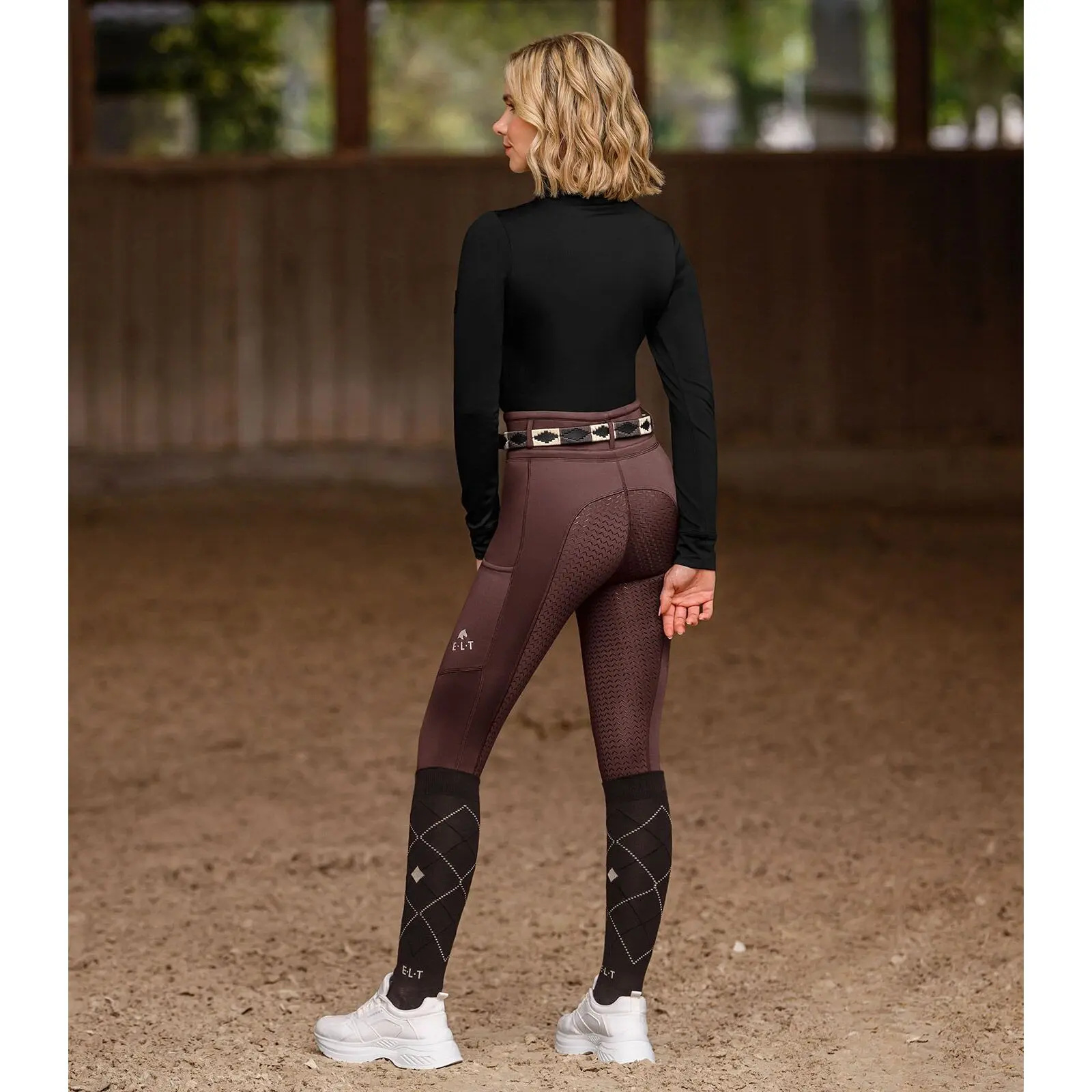Women's full grip riding leggings ELT Ella