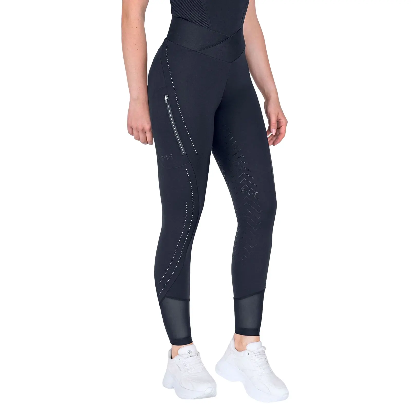 Leggings da equitazione full grip da donna ELT Pia