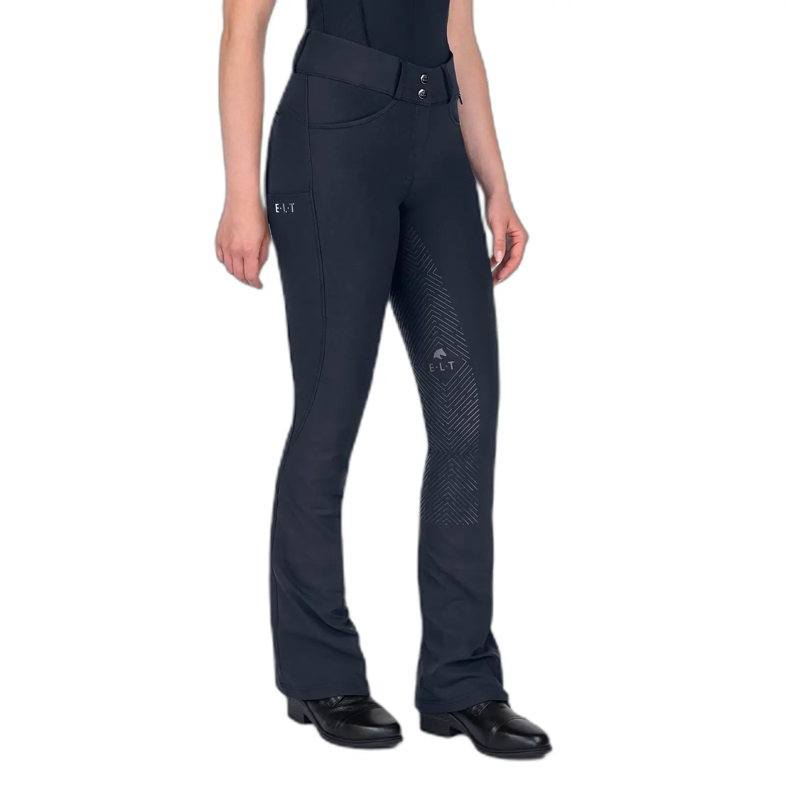 Reithose full grip Damen ELT Comfort Ride Jodhpur - Farbe: Bleu