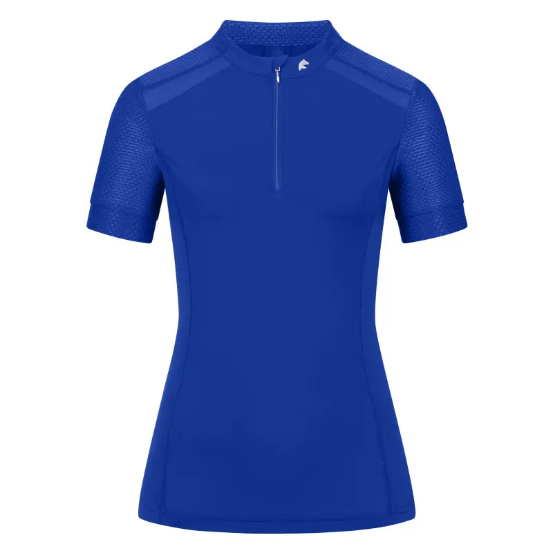 Polo tecnico da equitazione con zip per donna ELT Nancy