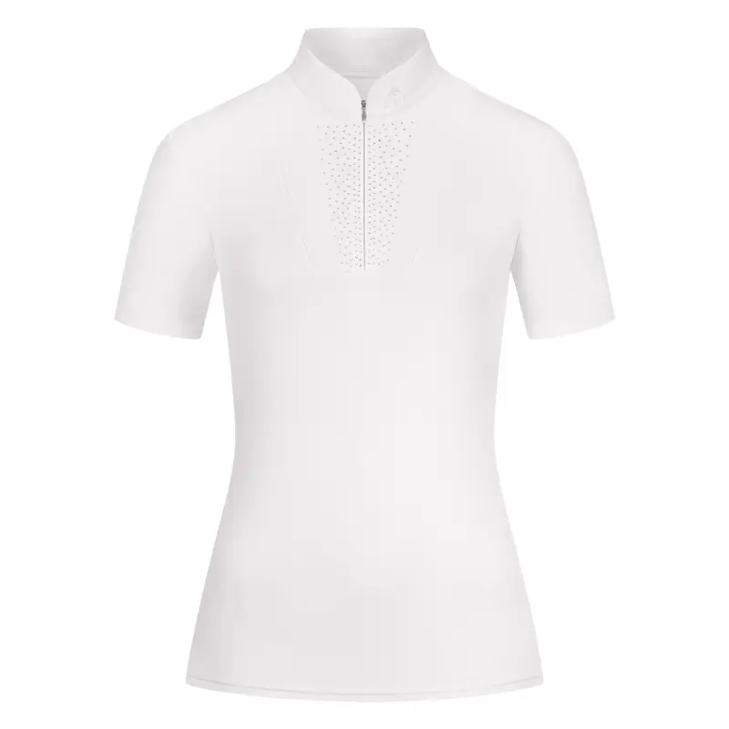 Reittunier-Polo Damen ELT Paola - Farbe: Weiß