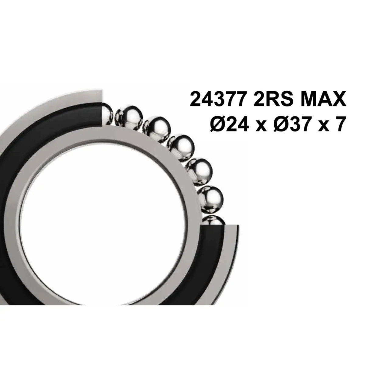 Lagertyp 24377 MAX Ø24 x Ø37 x 7 Elvedes