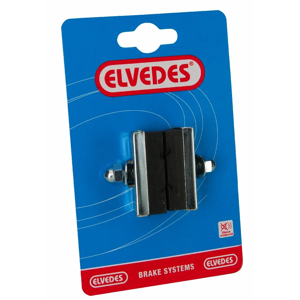 Coppia Di Pastiglie Freno Elvedes Caliper X-Groove Design-image