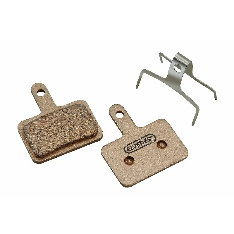 Paar von 10 metallischen Fahrradbremsbelägen Elvedes Shimano BR-M375, M415-M495, M515, M525