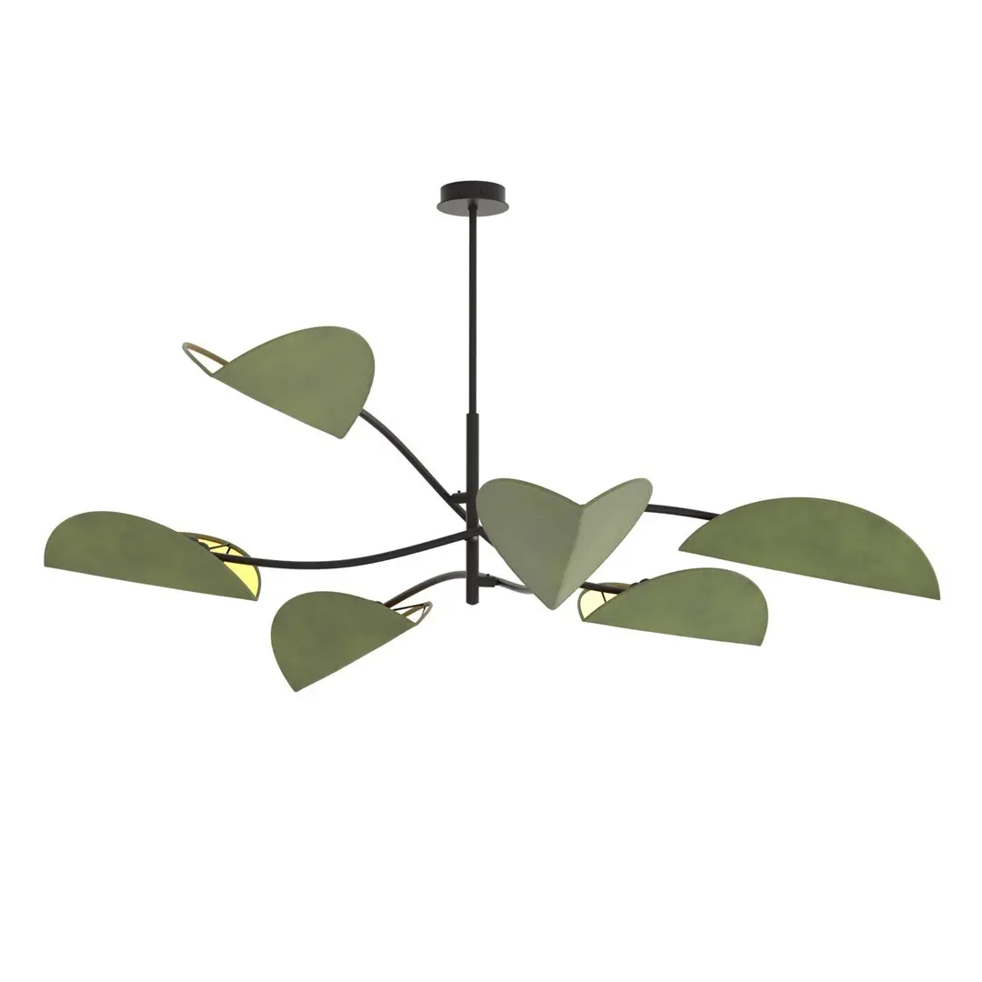 Deckenleuchte mit 6 Lampen Emibig Lighting Lotus