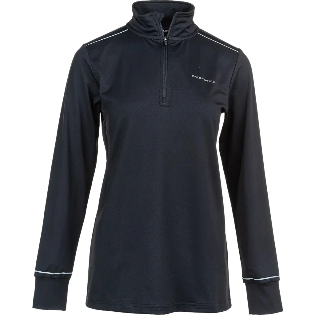 Trainingsoberteil, Damen Endurance Crinol Light The Night - Farbe: Noir