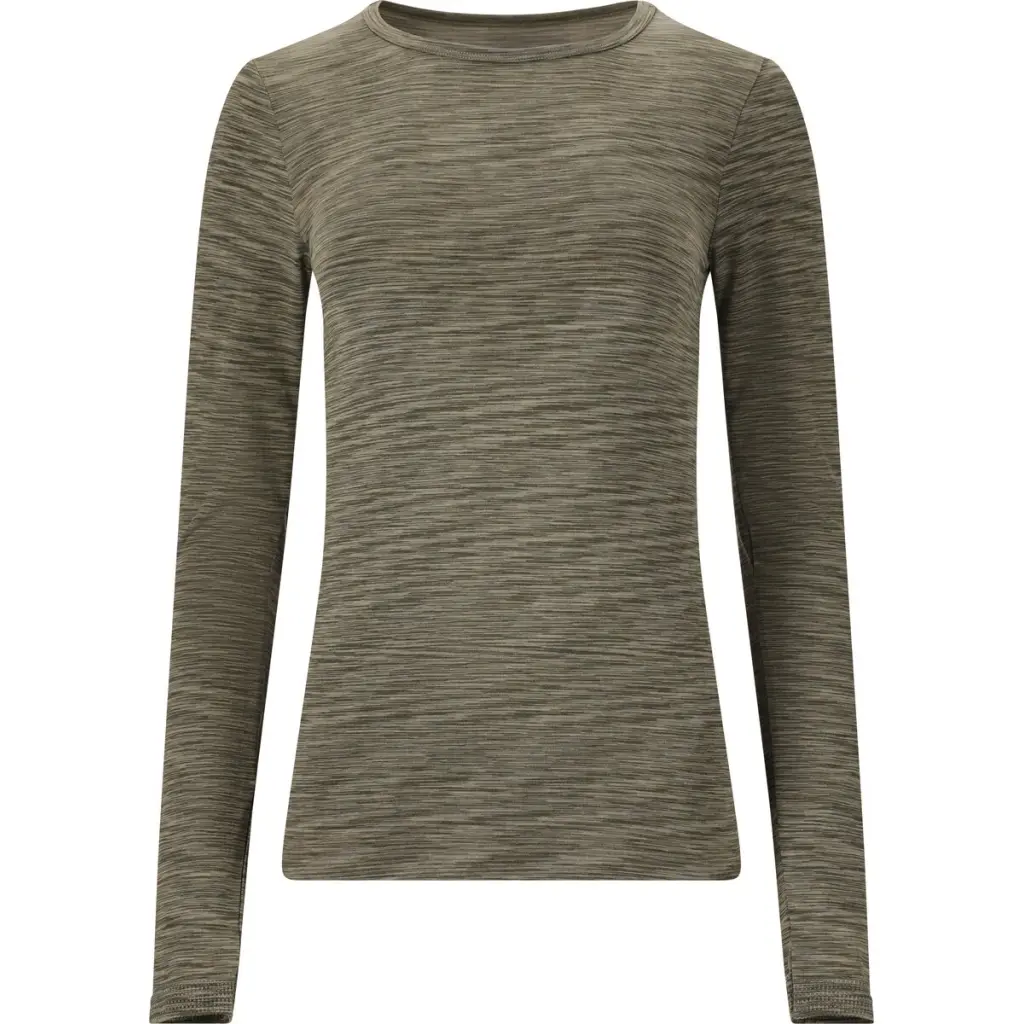 Langarmtrikot Damen Endurance Crina - Farbe: Vert