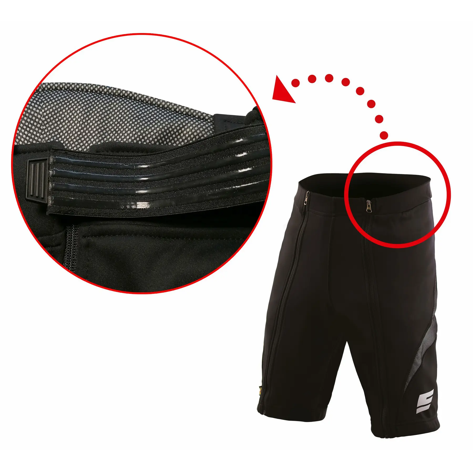 Korte broek Energiapura New Wengen "Adj" Full"