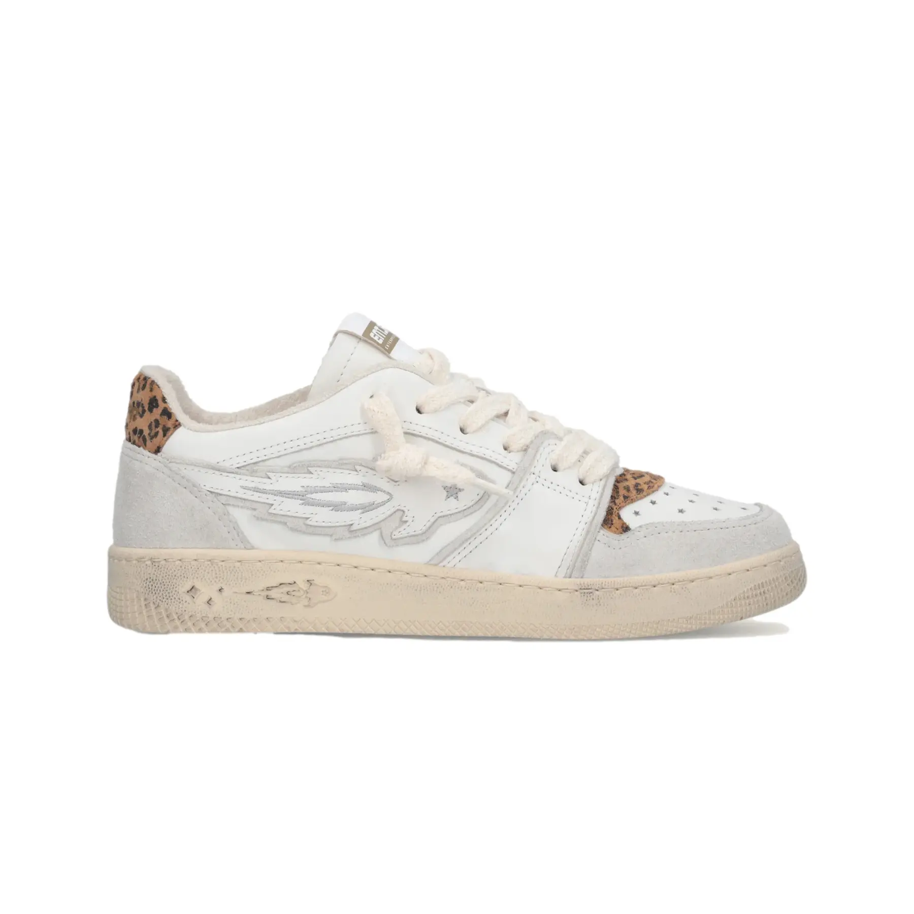 Vintage kalfsleer sneakers dames Enterprise Japan Egg Rocket 3