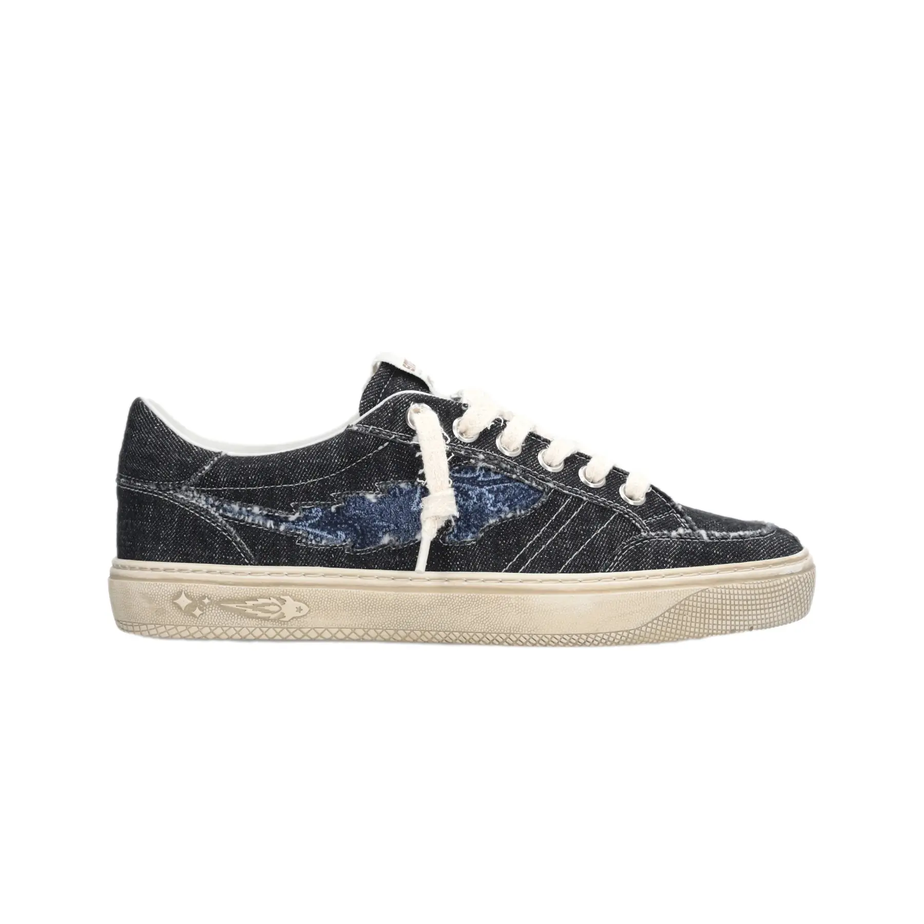 Denim Sneakers Kinderen Enterprise Japan Jupiter Rocket 12