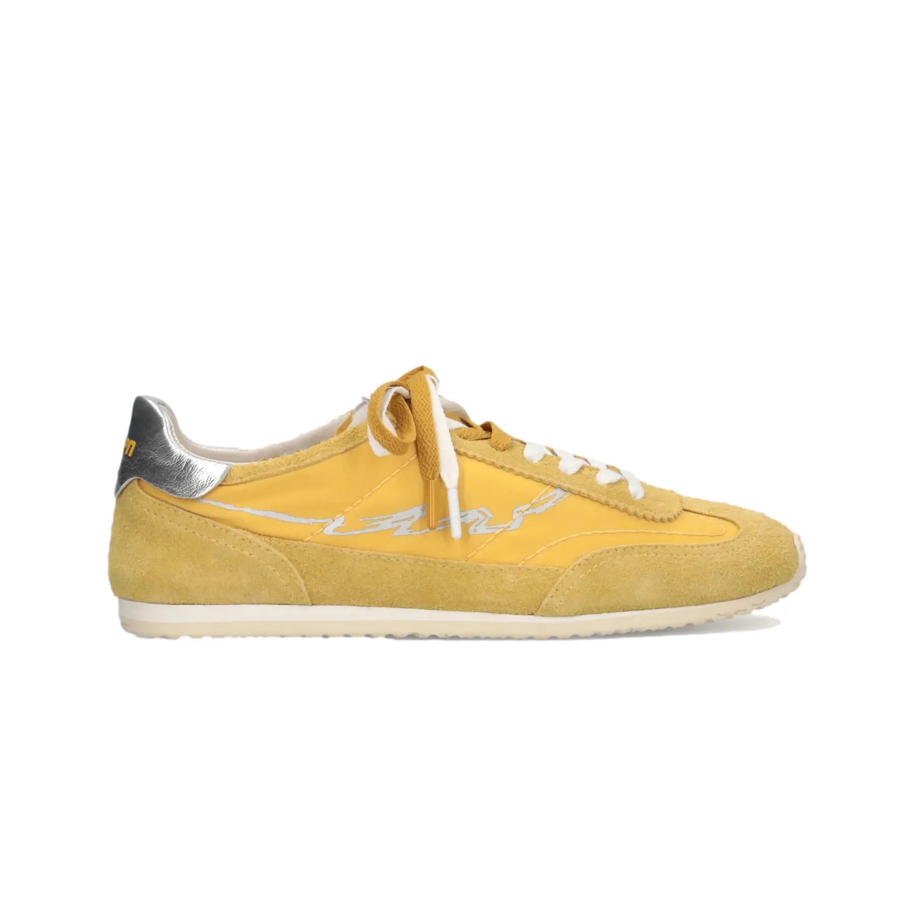 Baskets van kalfs suède, nylon Enterprise Japan 61