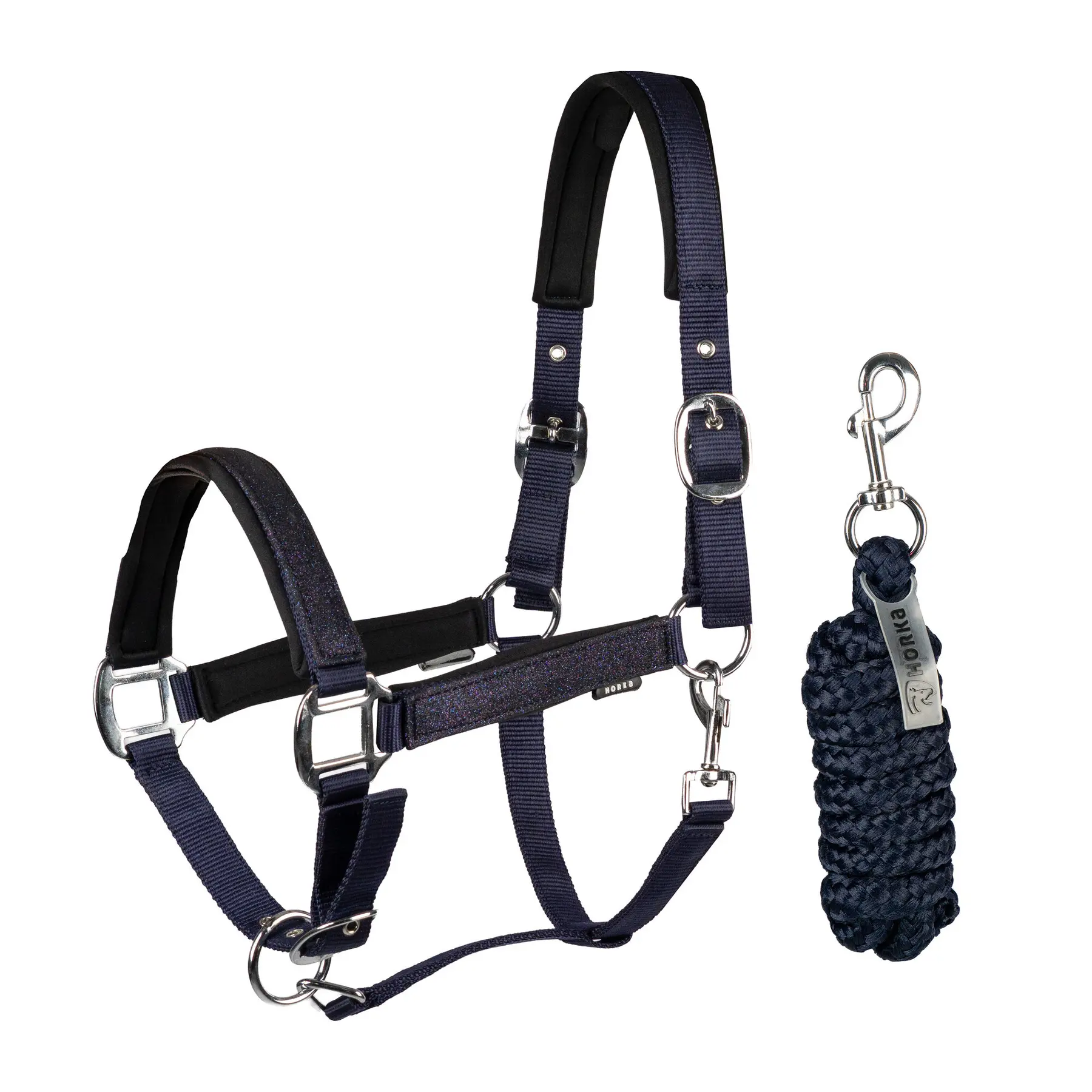 Halter and lead rope set for horse EQPRO Brilliance
