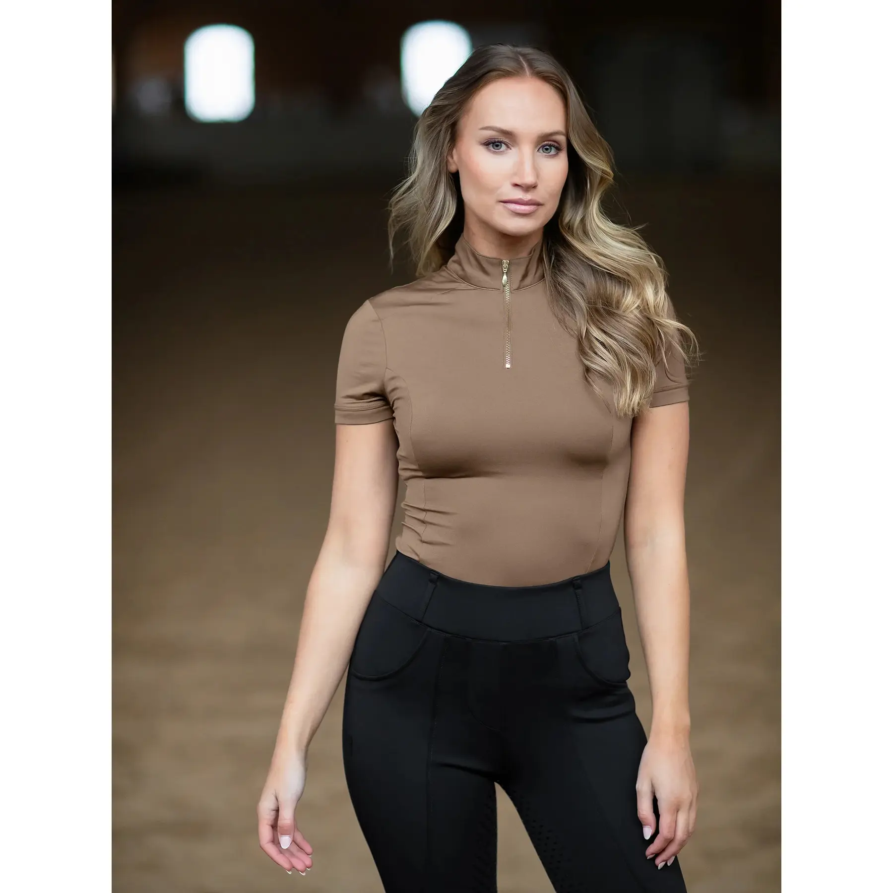 T-shirt equitazione da donna Equestrian Stockholm UV