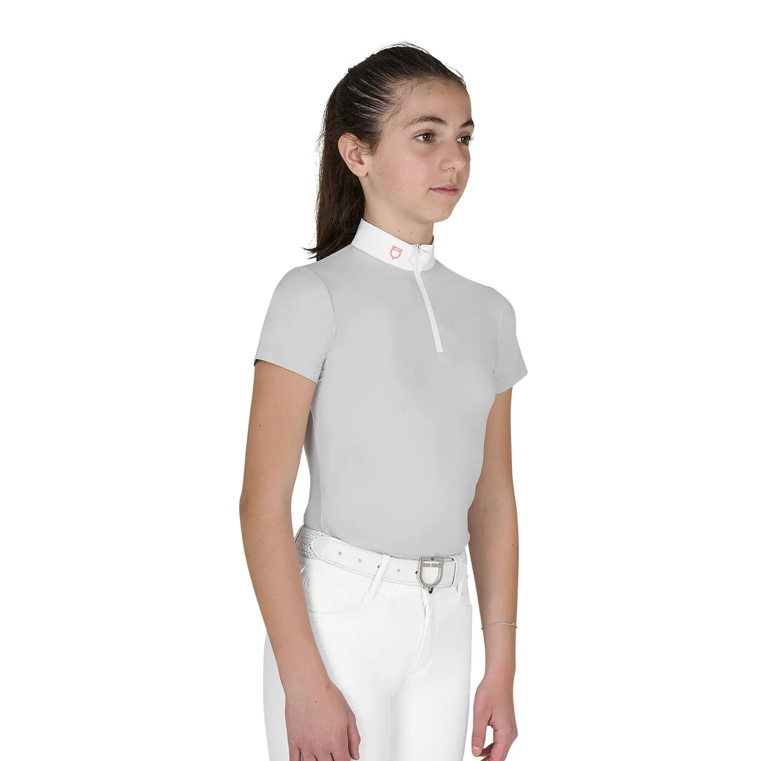 Polo de concours zip fille Equestro