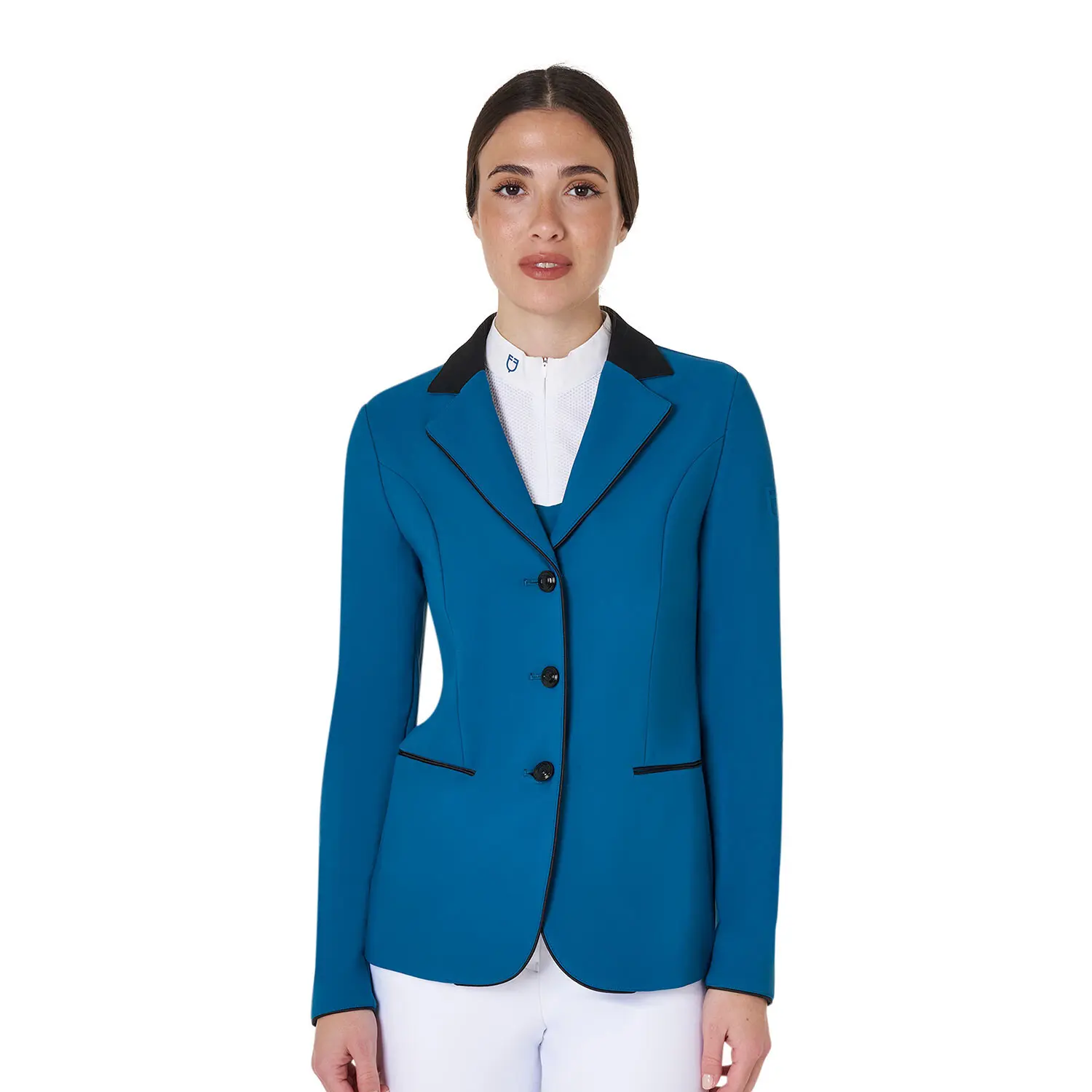 Ladies' competition riding jacket with three buttons Equestro