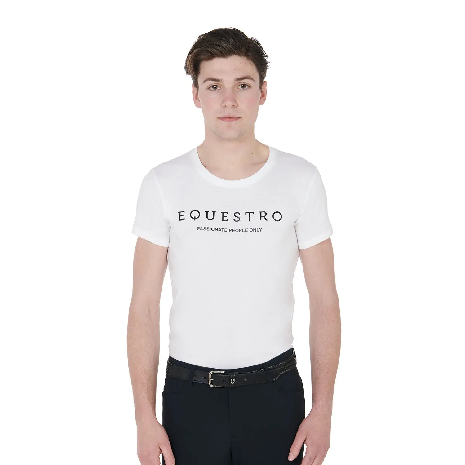 T-shirt avec inscription contrastée Equestro