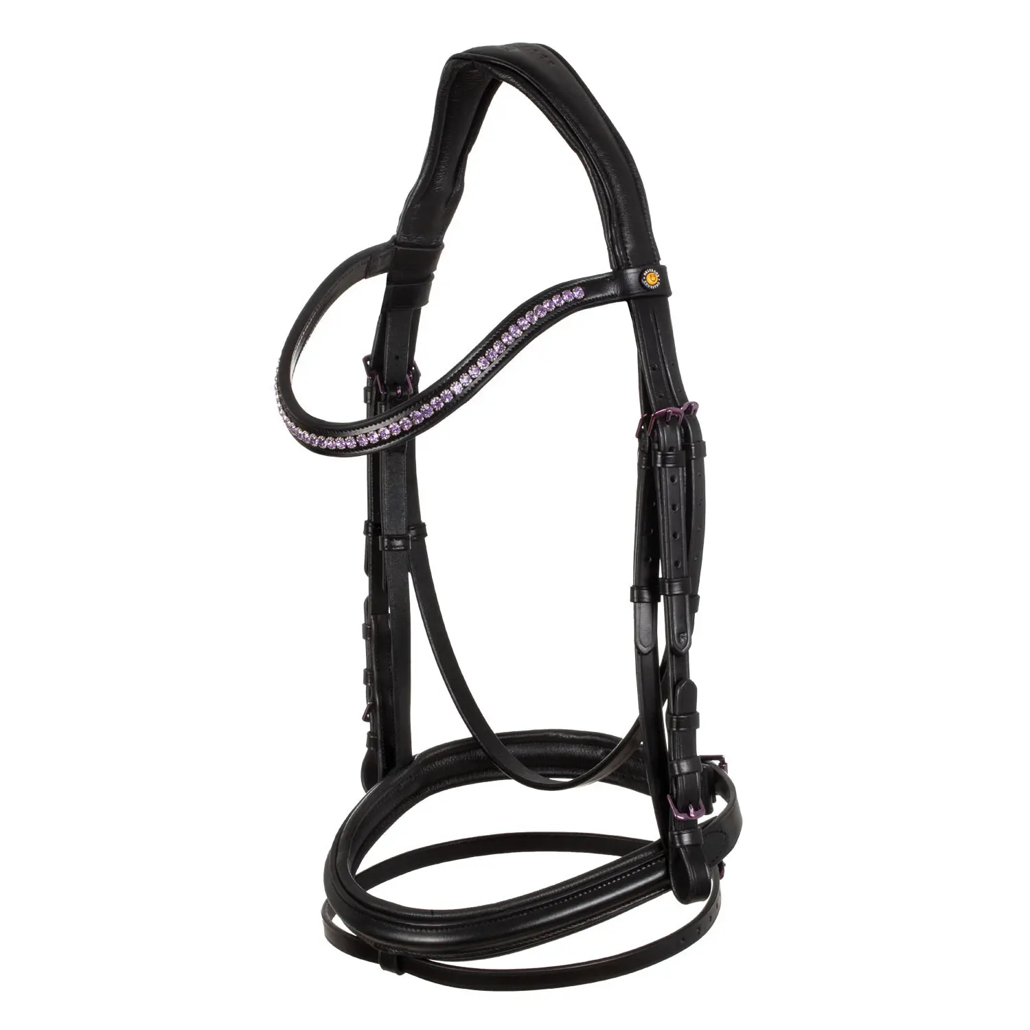 Bridon équitation anatomique en cuir Equestro