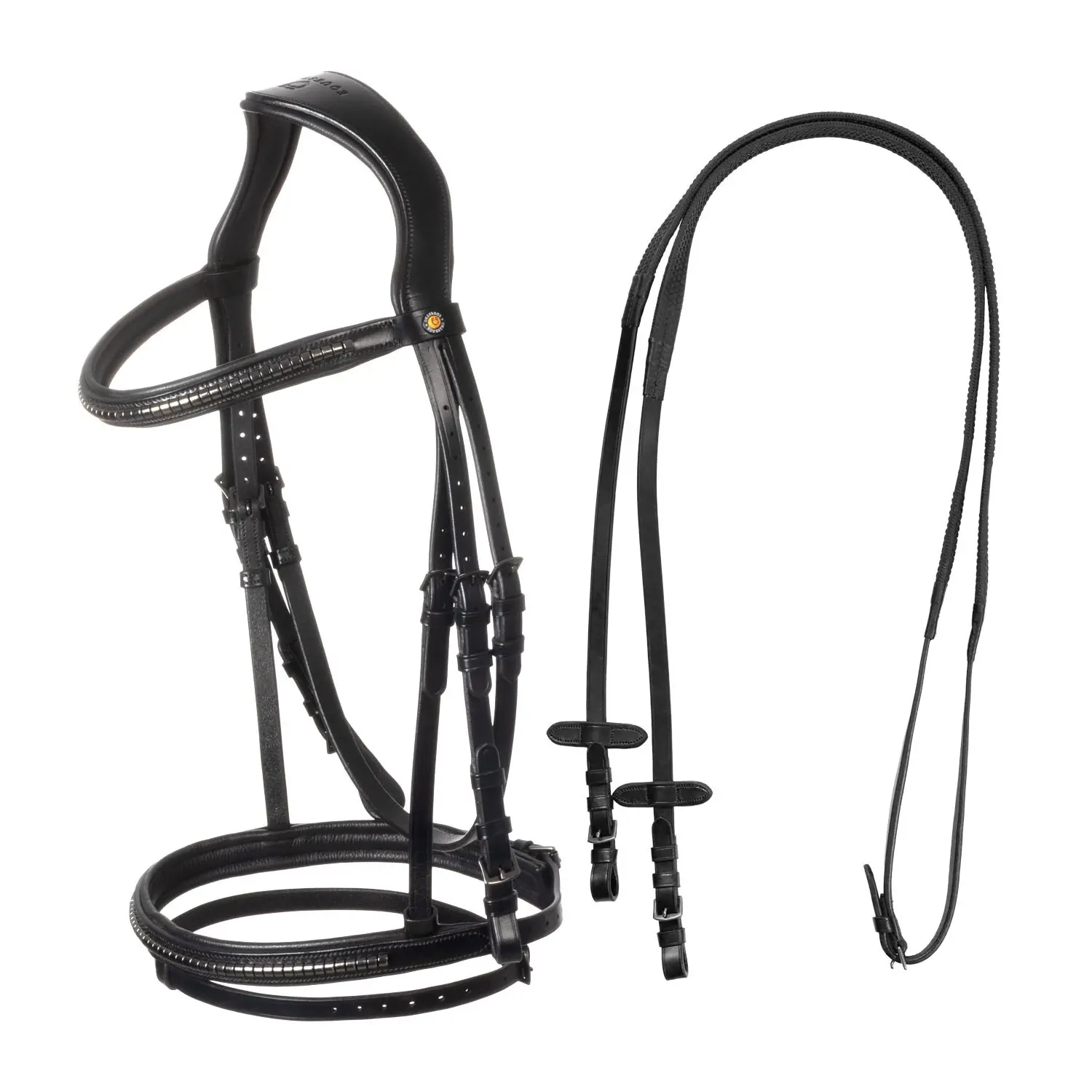 Bridon équitation en cuir Equestro