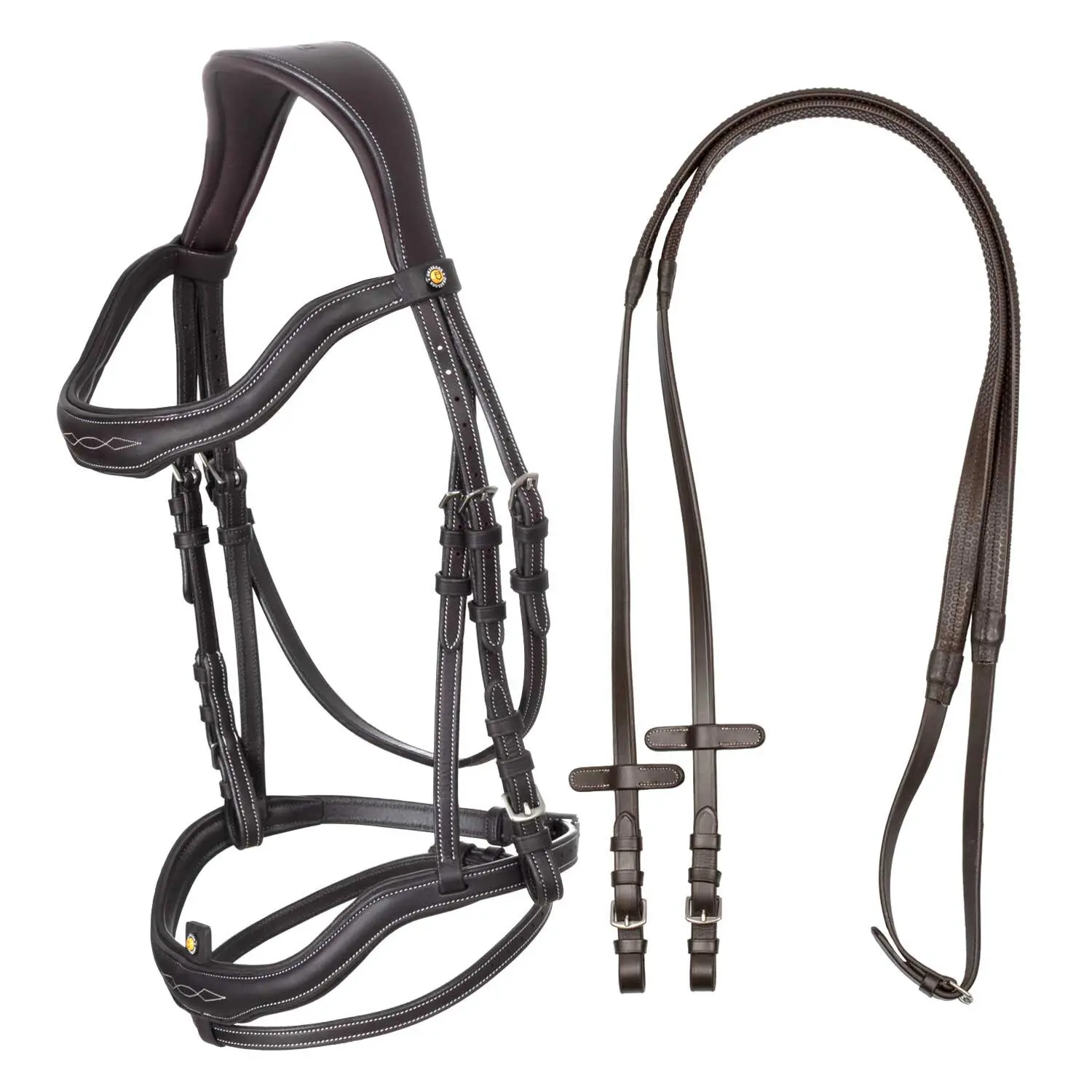 Anatomical riding bridle Equestro