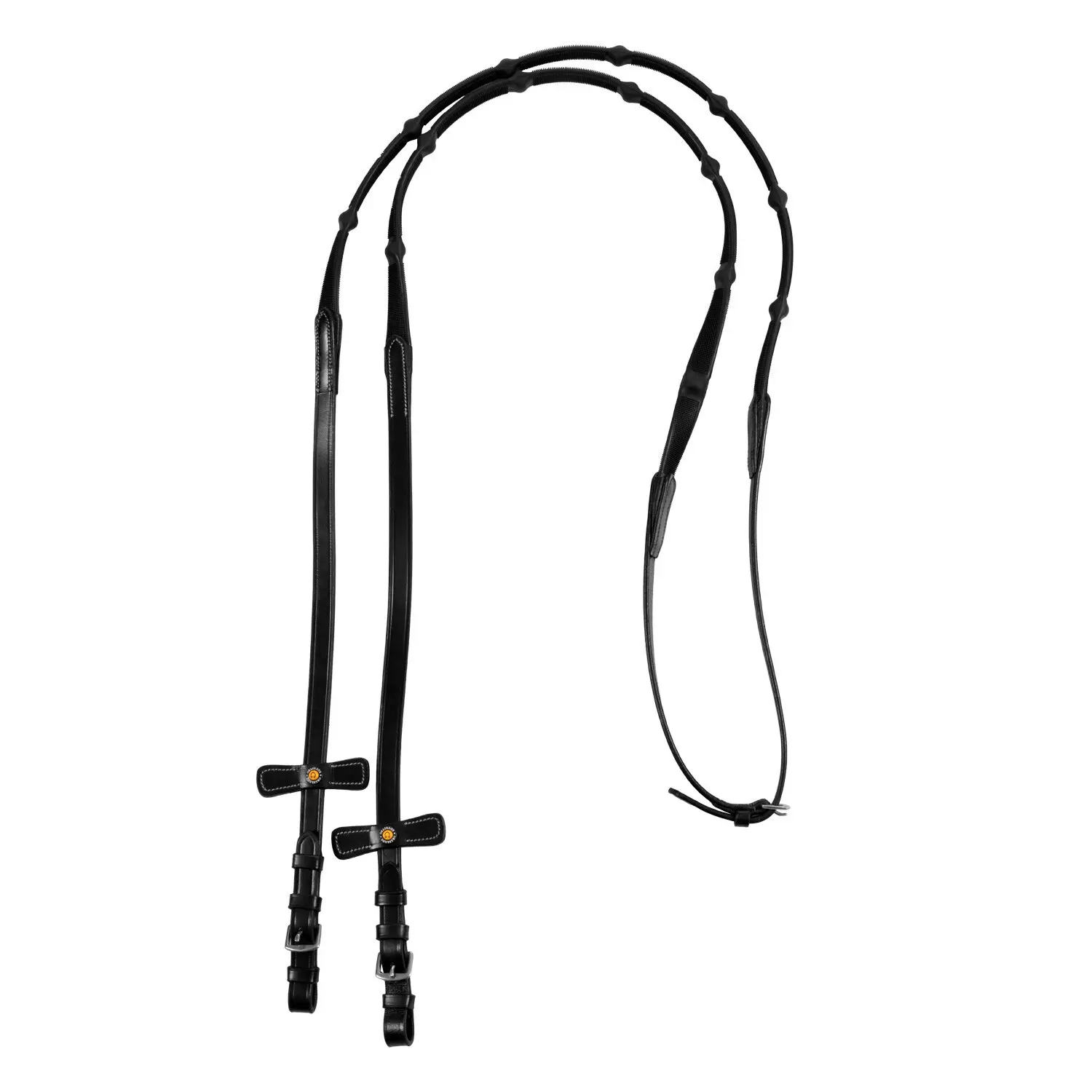 Leather horse reins Equestro