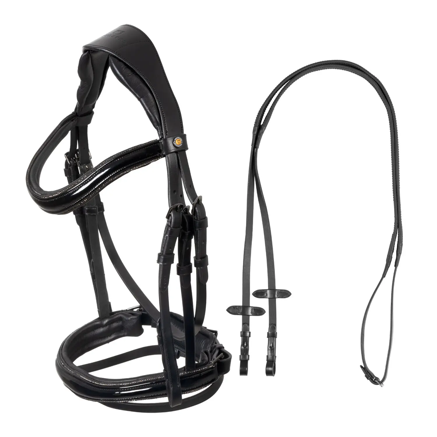 Bridon équitation à mors anatomique Equestro