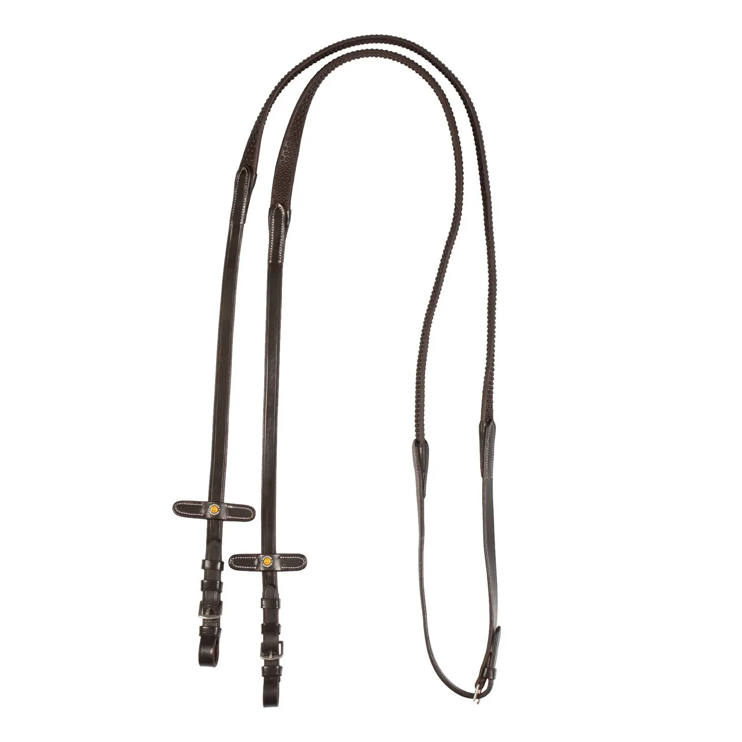 Leather horse reins Equestro
