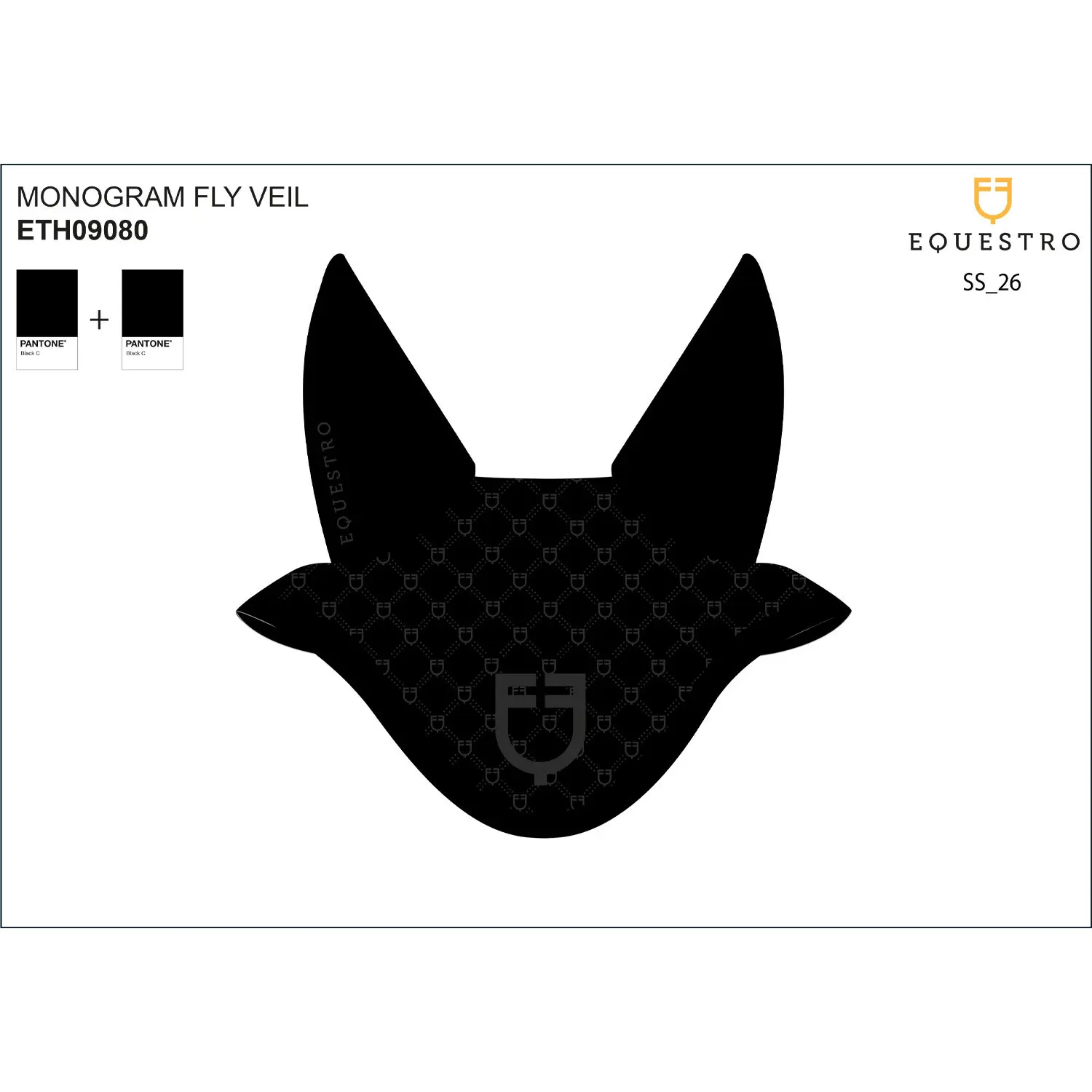 Monogram Print Horse Bonnet Equestro