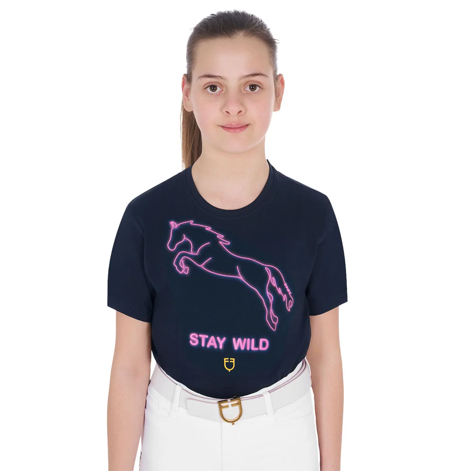 T-shirt fille Equestro Stay Wild
