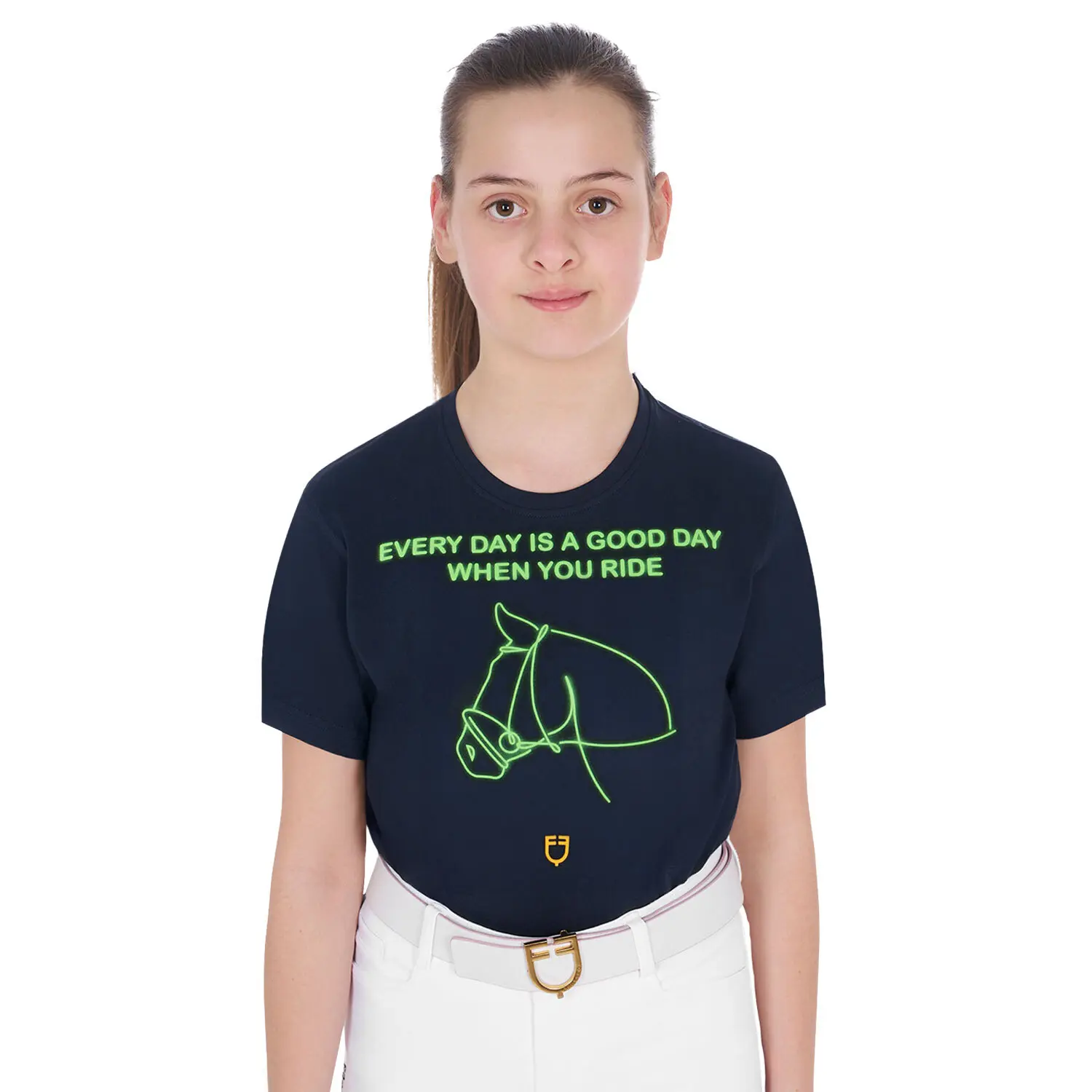 Fitted T-Shirt for Girls Equestro