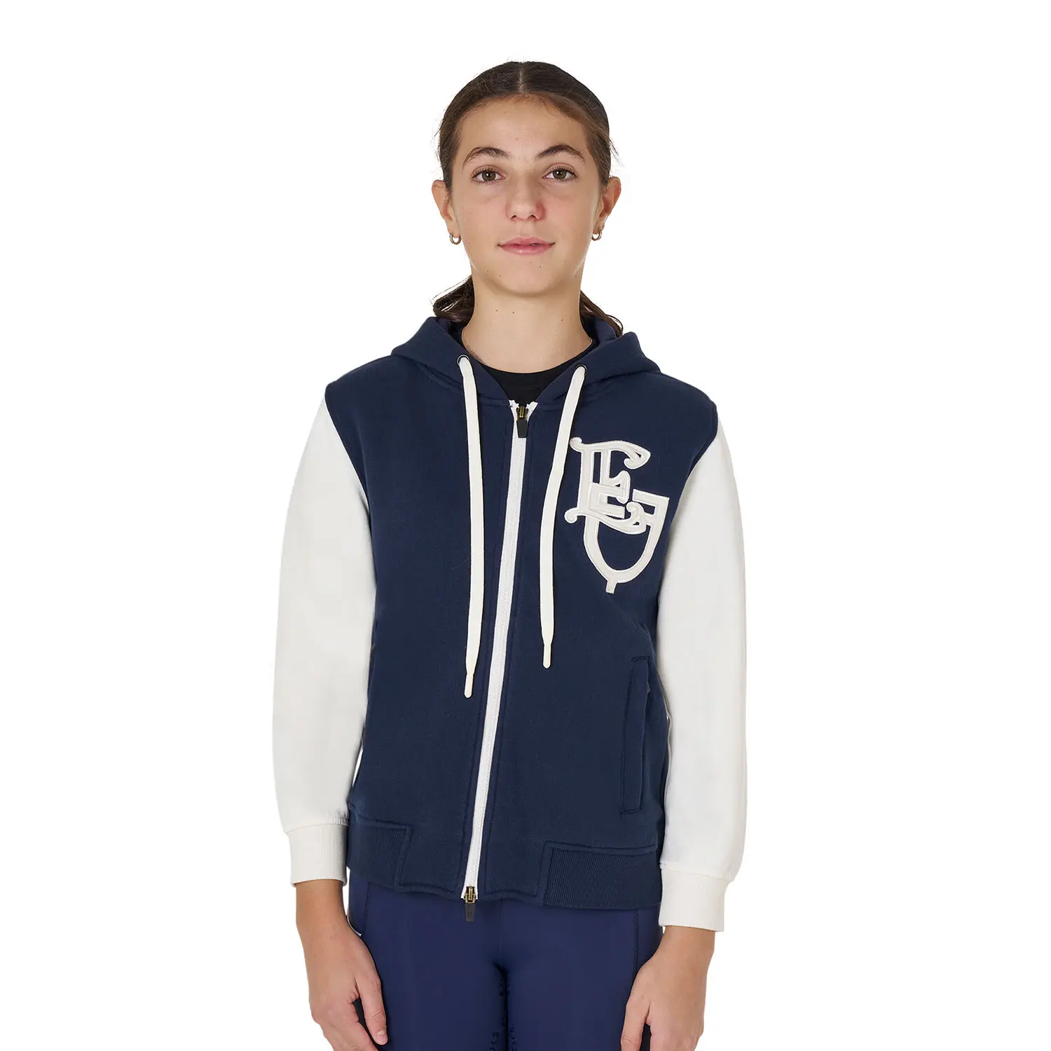 Girl's zip-up hoodie Equestro
