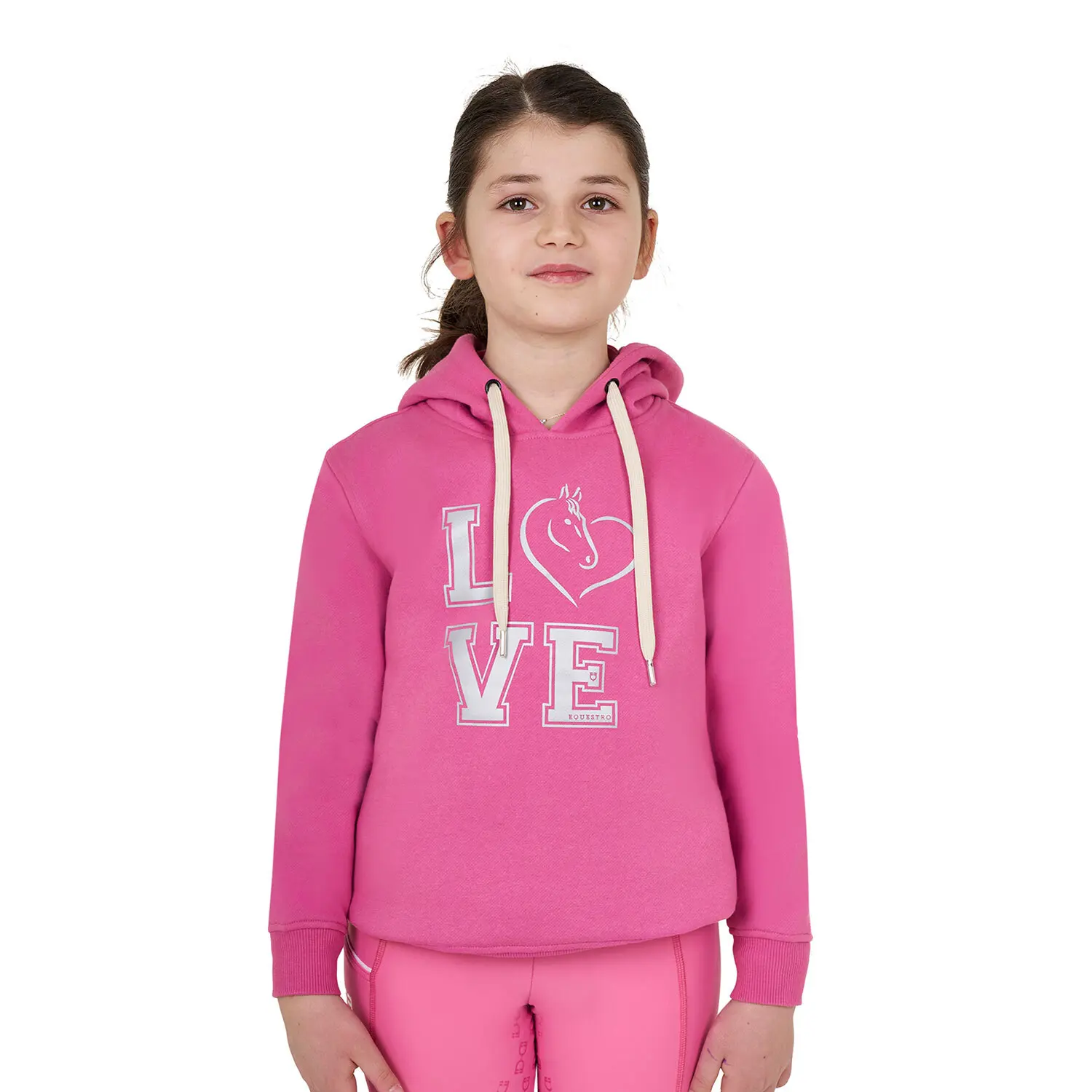Hoodie Kinder Equestro Winter Love