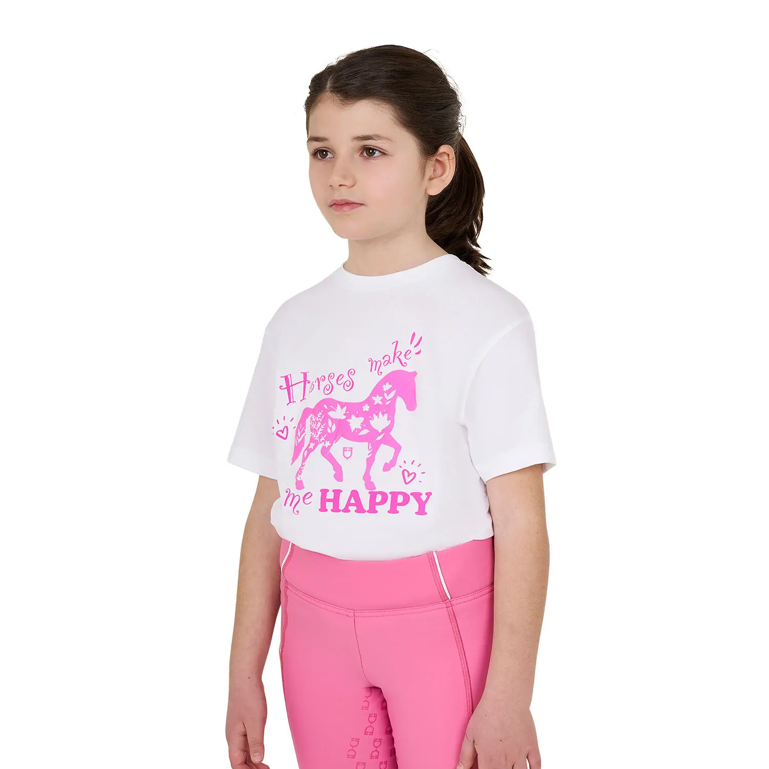 Girl's T-shirt Equestro Make Me Happy