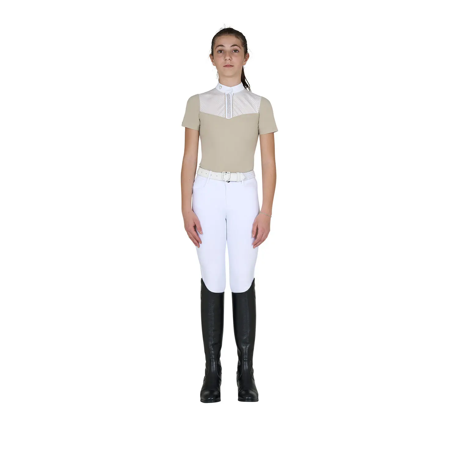 Girl's competition polo shirt Equestro