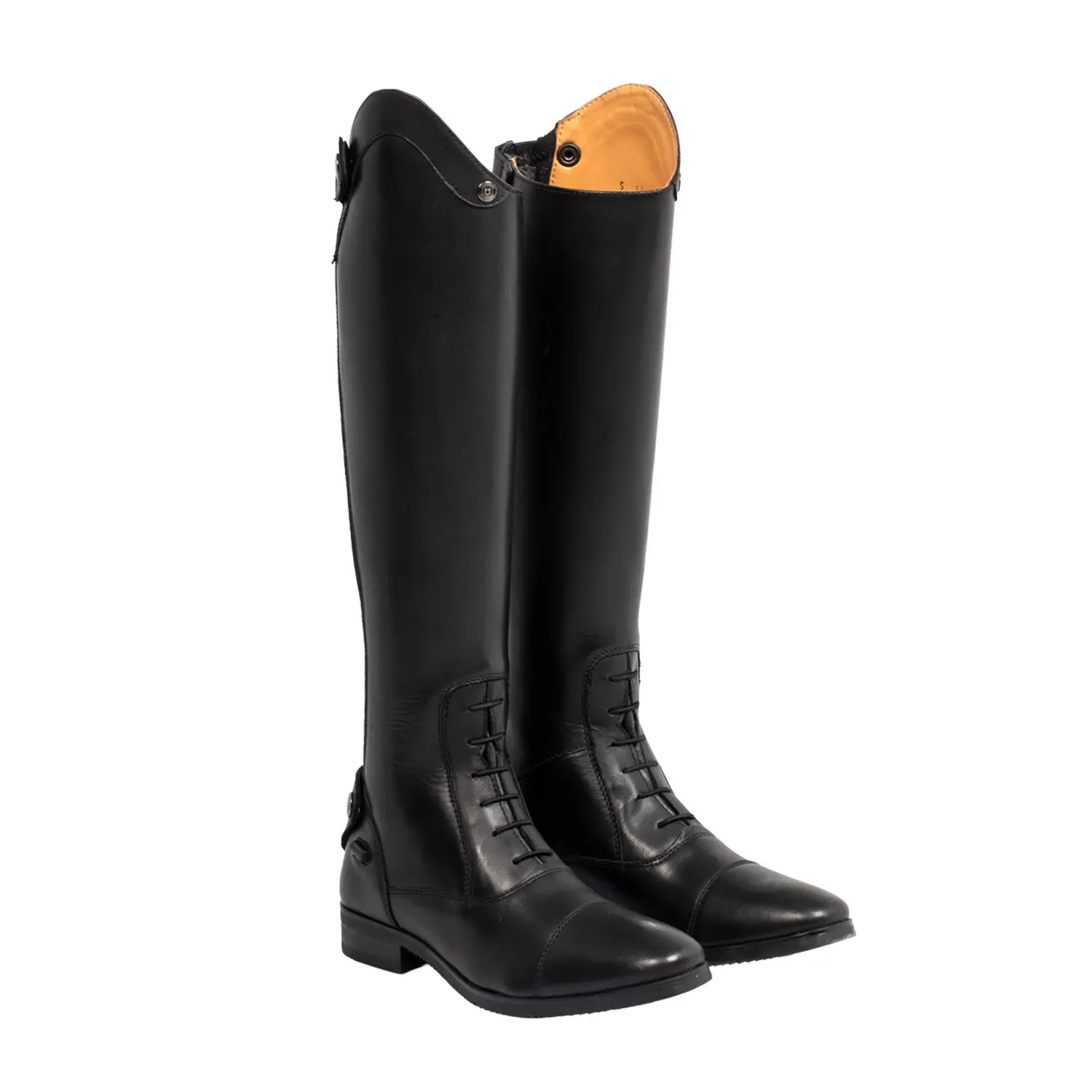 Bottes d'équitation en cuir enfant Equestro Eris