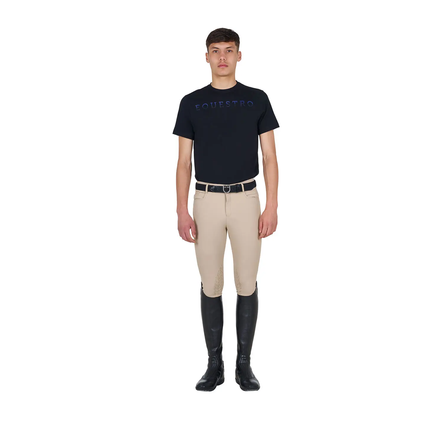 T-shirt avec lettrage sur la poitrine Equestro