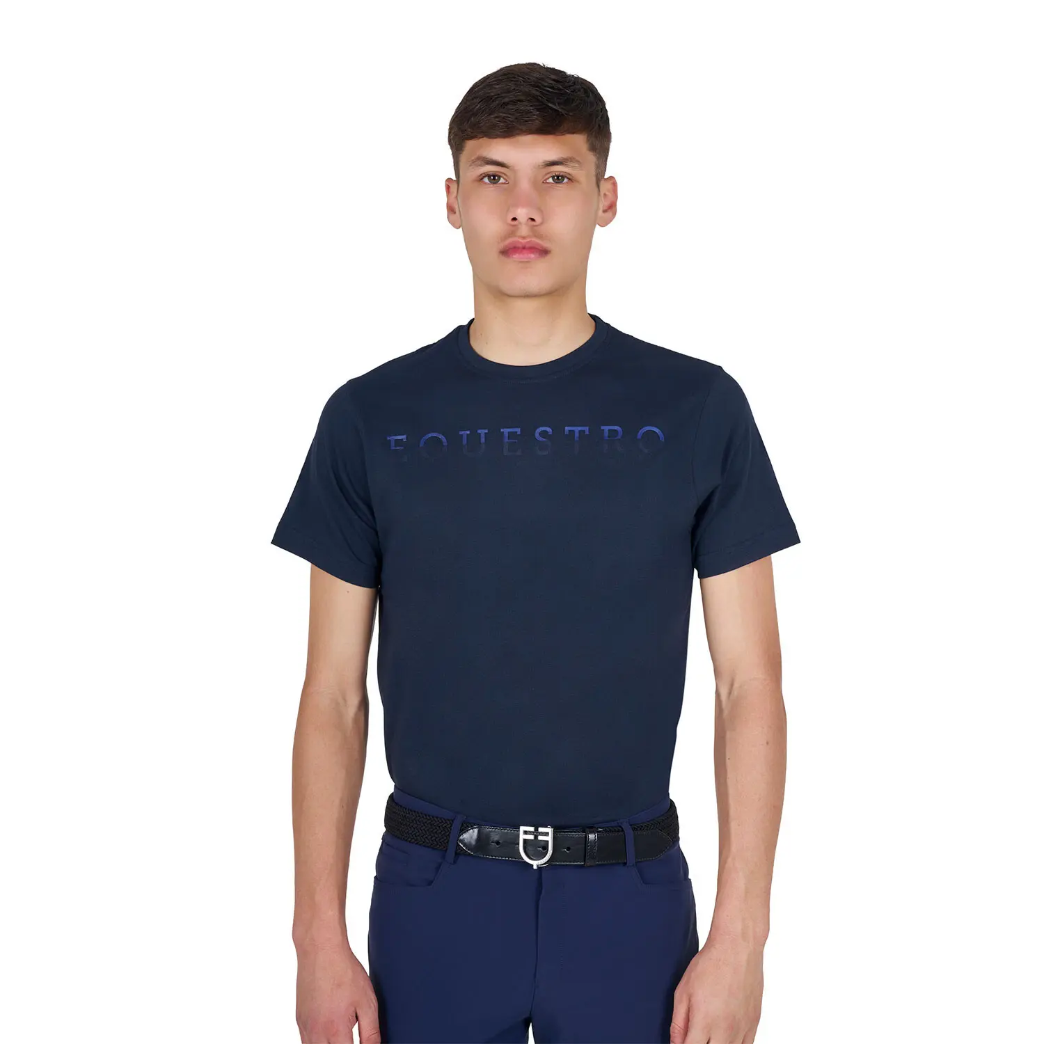 T-shirt avec lettrage sur la poitrine Equestro