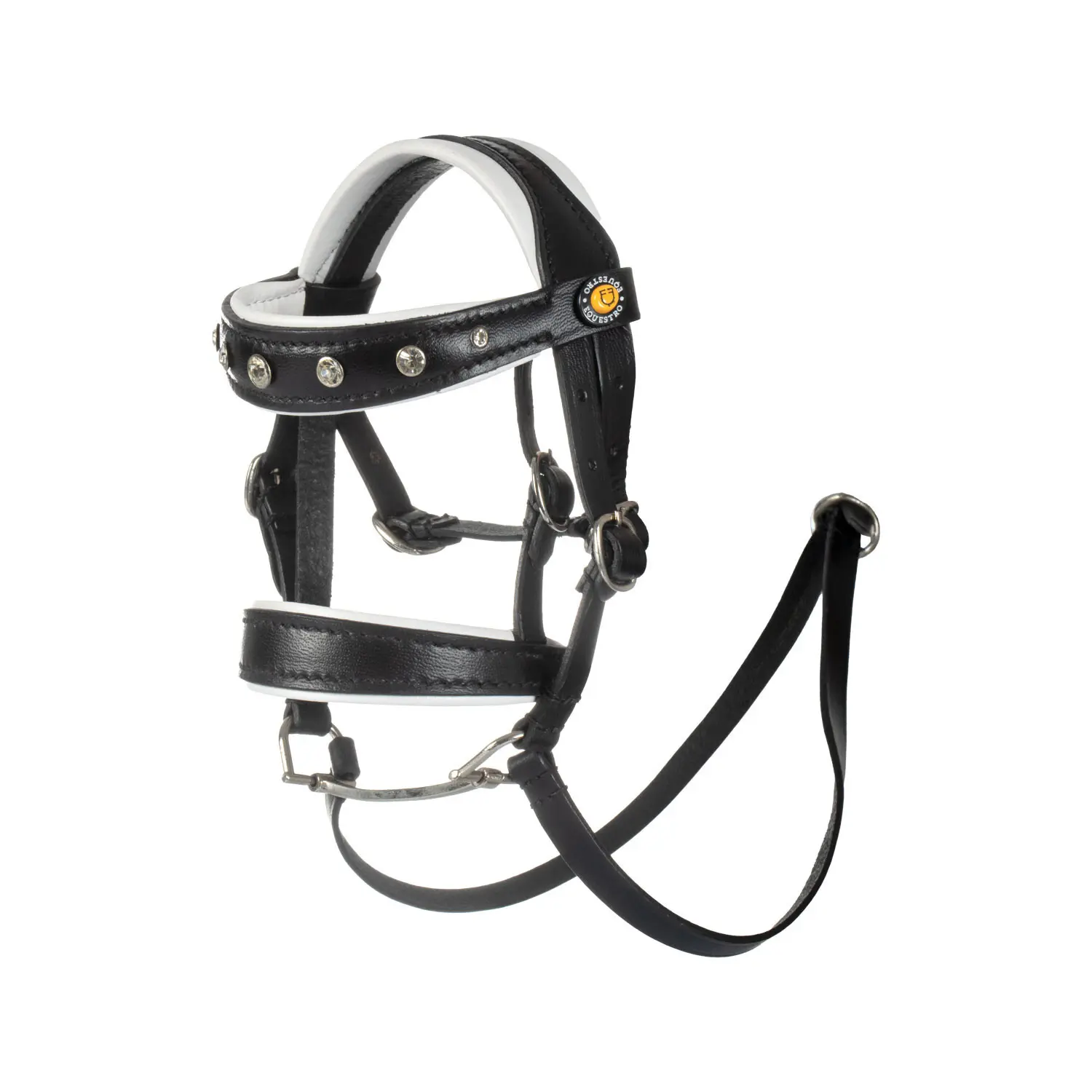 Bridon équitation pour cheval jouet en cuir Equestro