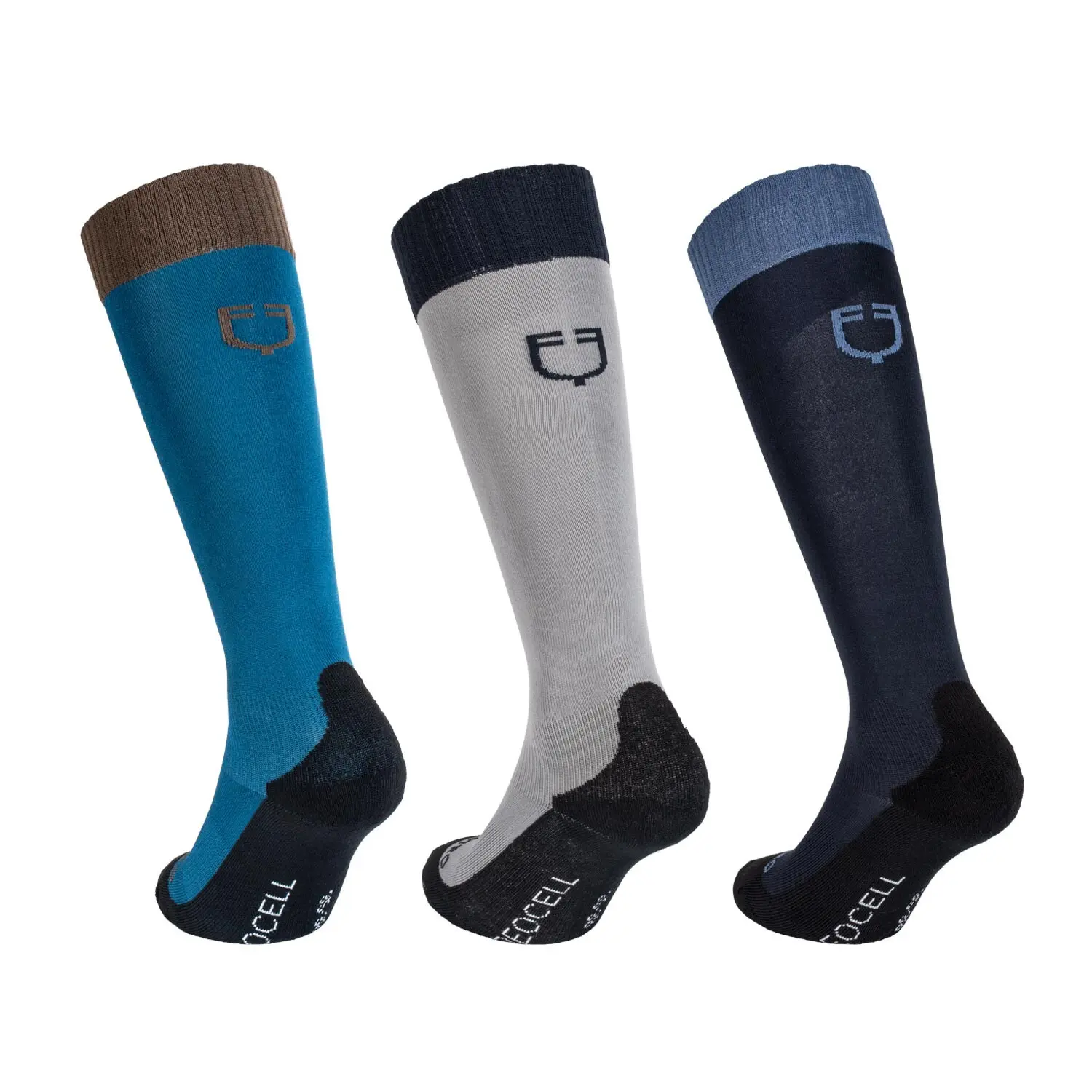 Chaussettes équitation Equestro (x3)
