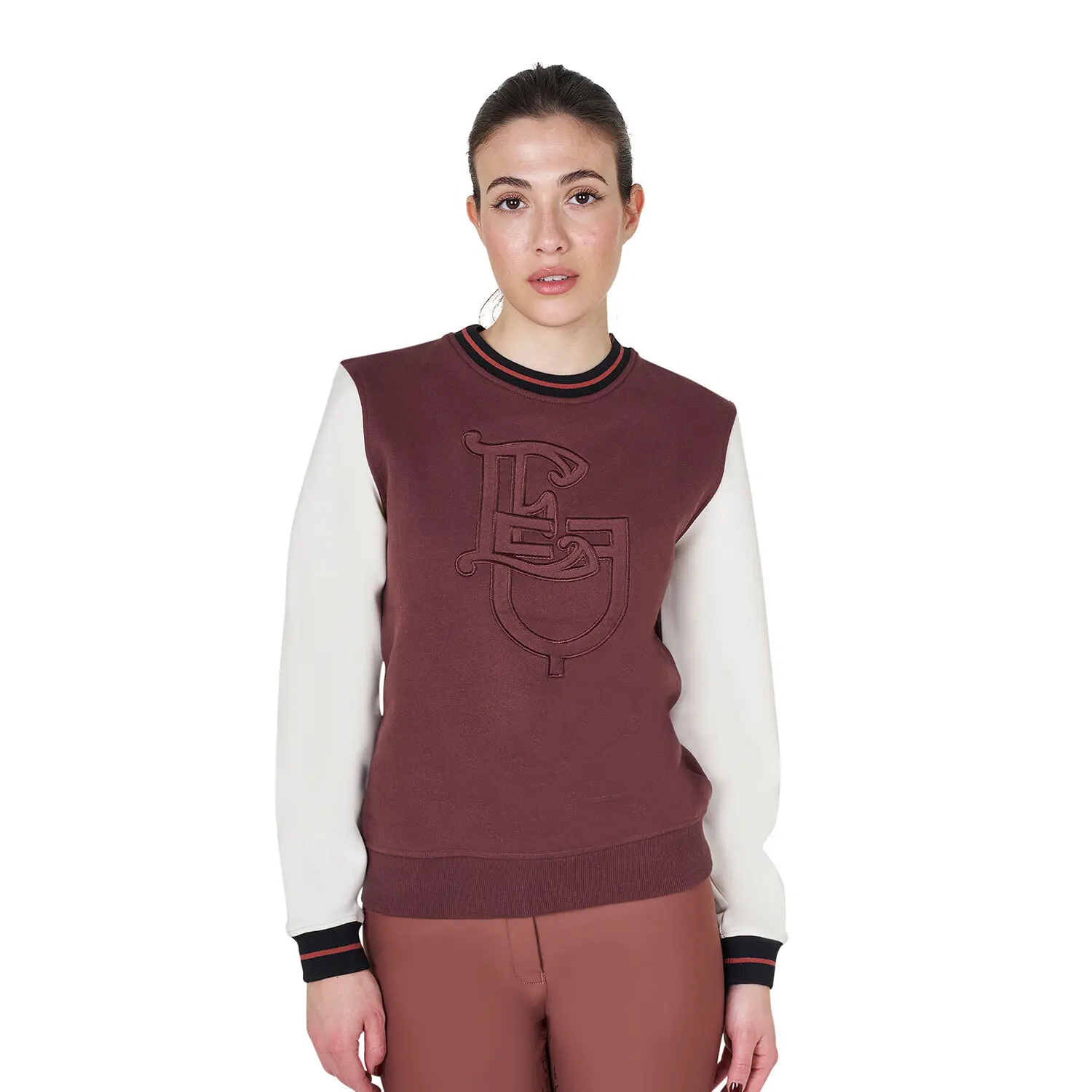 Felpa da equitazione da donna Equestro Winter EQ