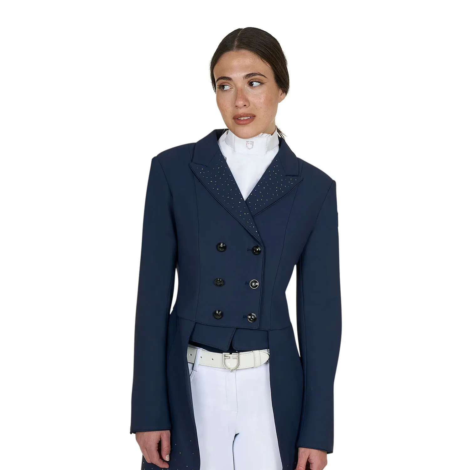 Women's competition riding jacket with rhinestones Equestro