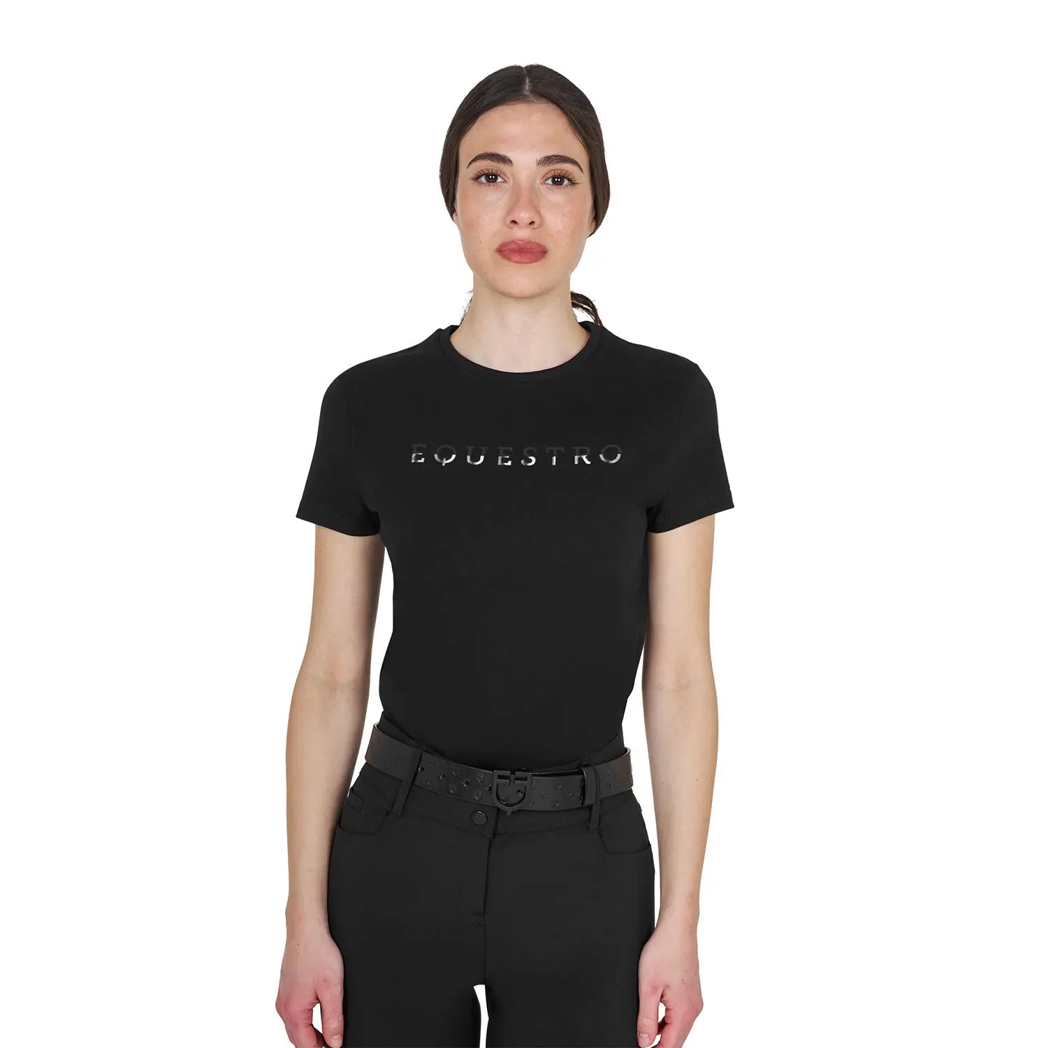 Damen T-Shirt Equestro Logo Lamina