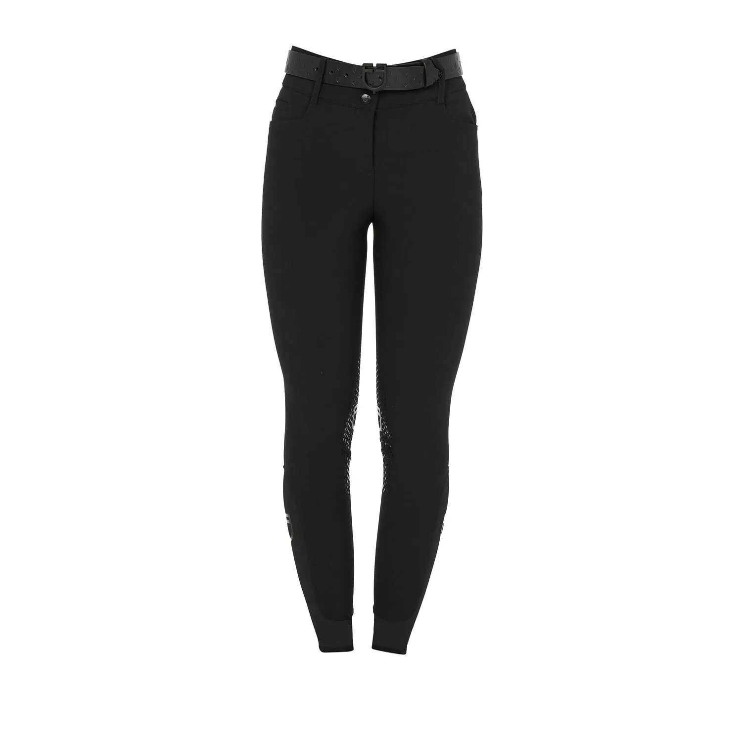 Mid grip riding Trousers for women Equestro Stones Logo