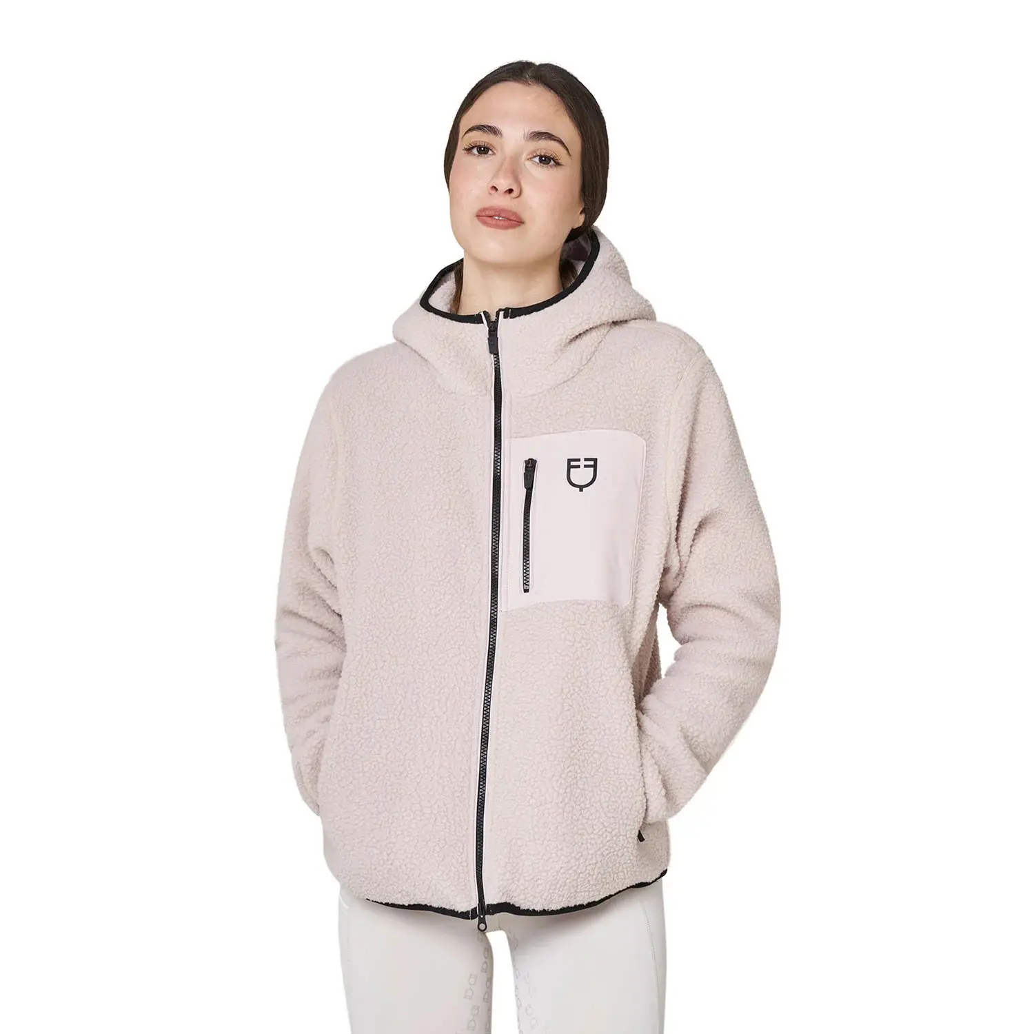 Women's full-zip hooded jacket Equestro