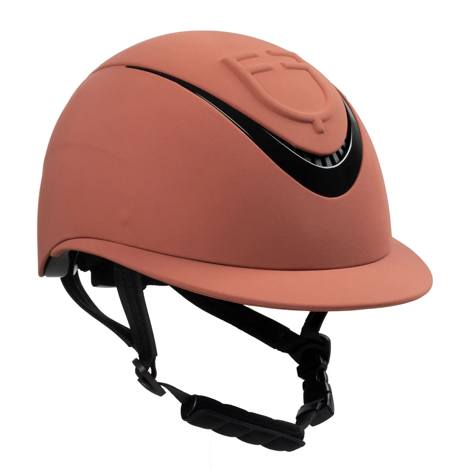 Women's polo riding helmet with visor Equestro