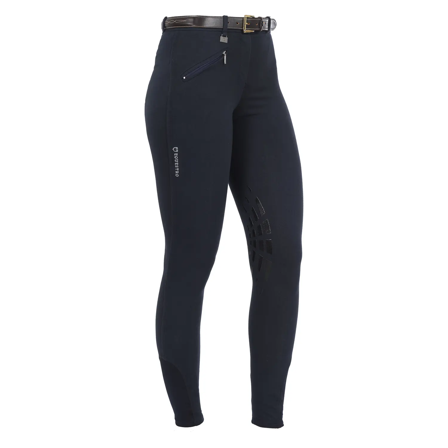 Pantaloni da equitazione da donna a media aderenza Equestro Selene Gel